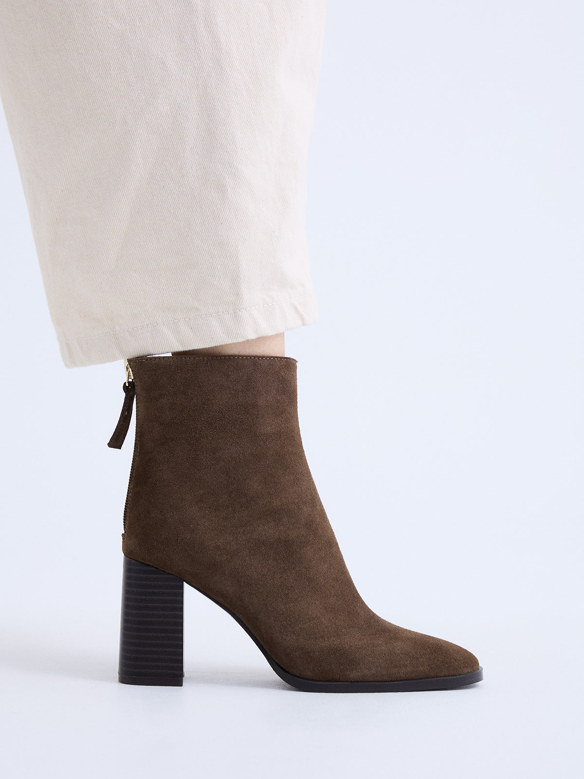 CARLA-625 SUEDE TAUPE