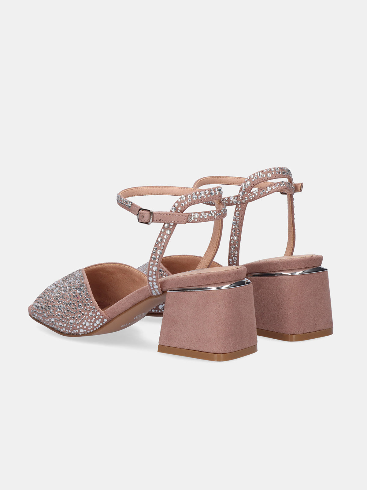 CARMEN-137 STRASS TAUPE