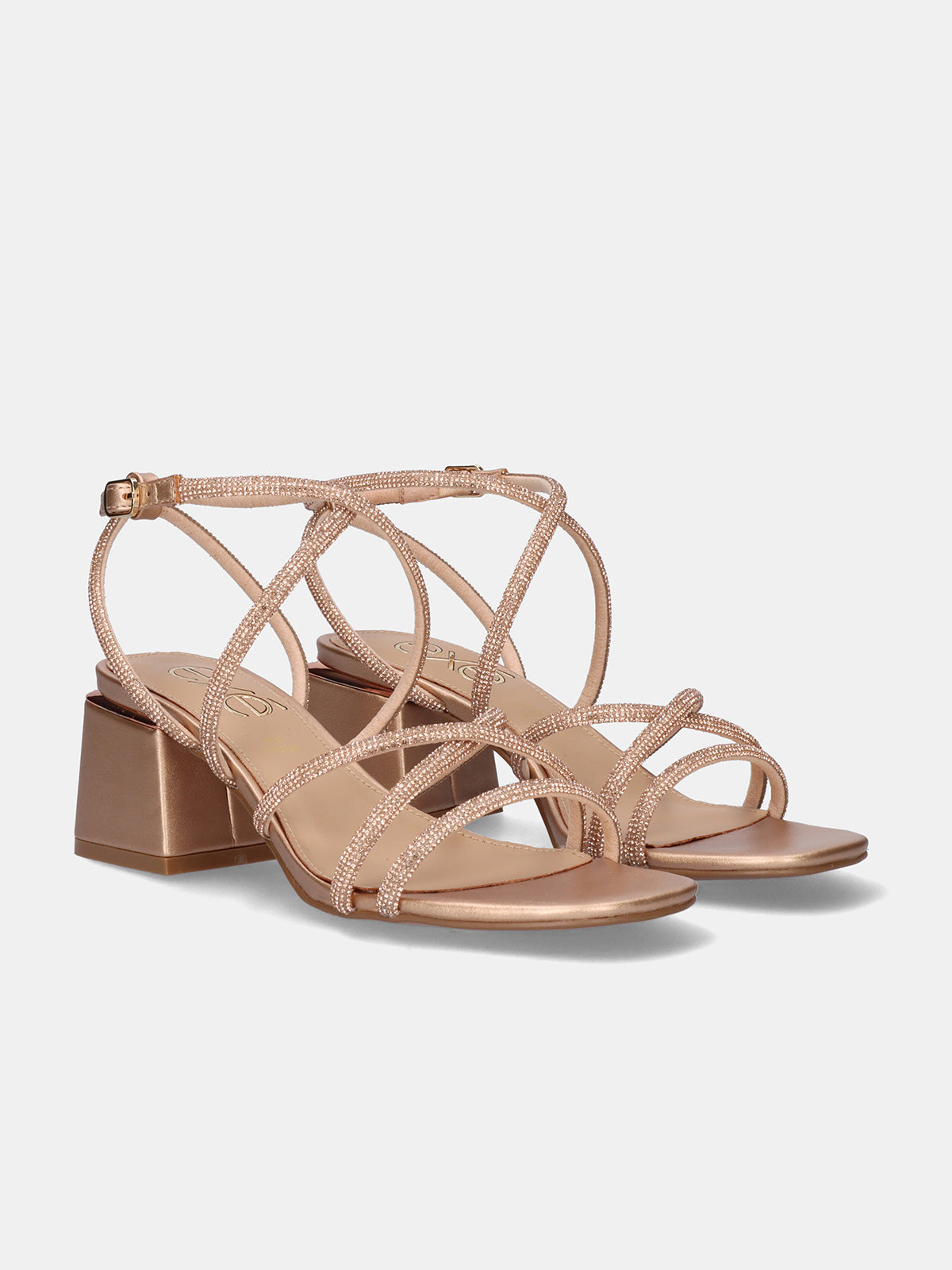 CARMEN-155 STRASS PINK GOLD