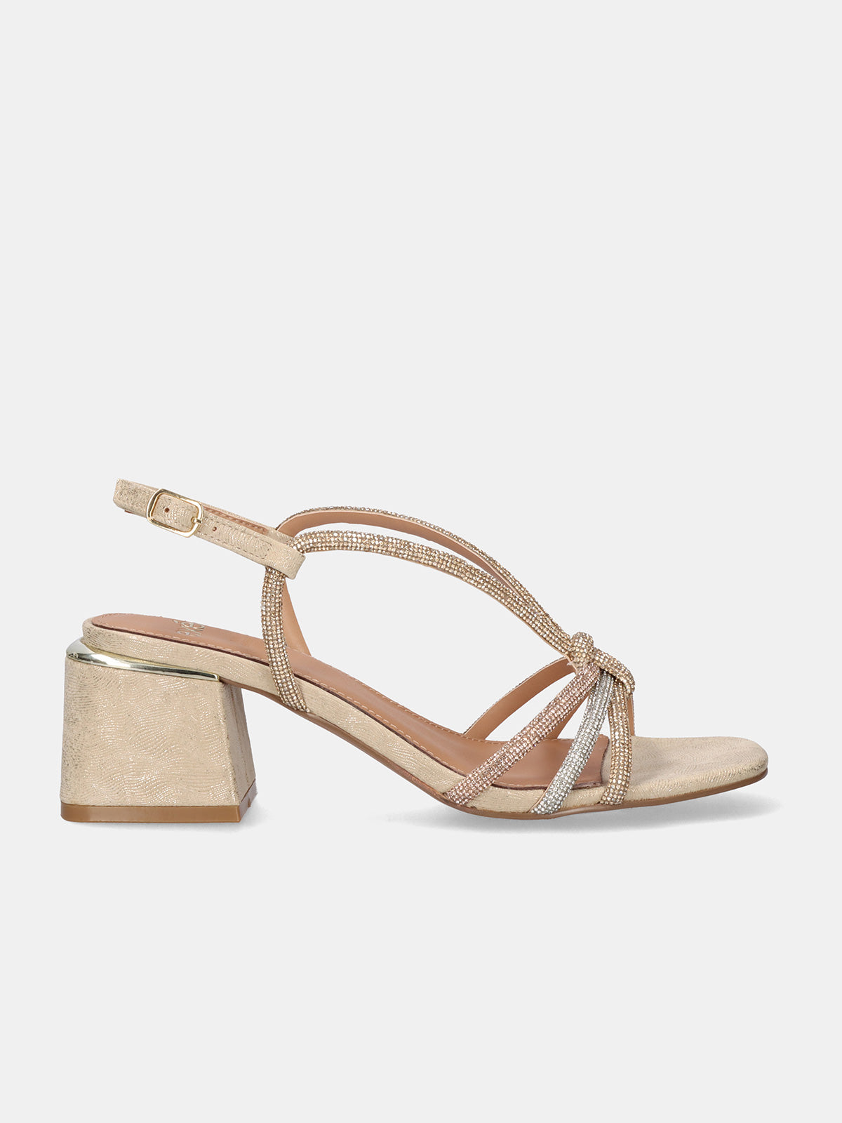 CARMEN-300B STRASS GOLD SILVER