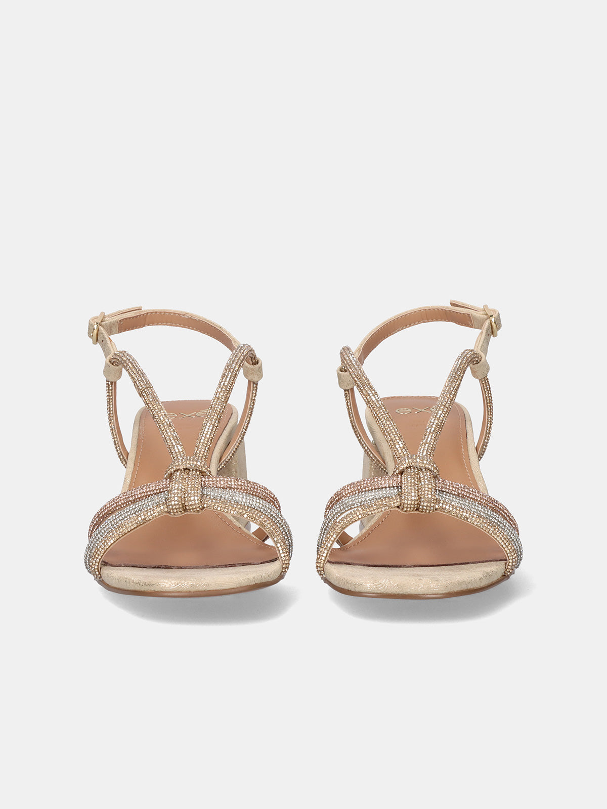 CARMEN-300B STRASS GOLD SILVER