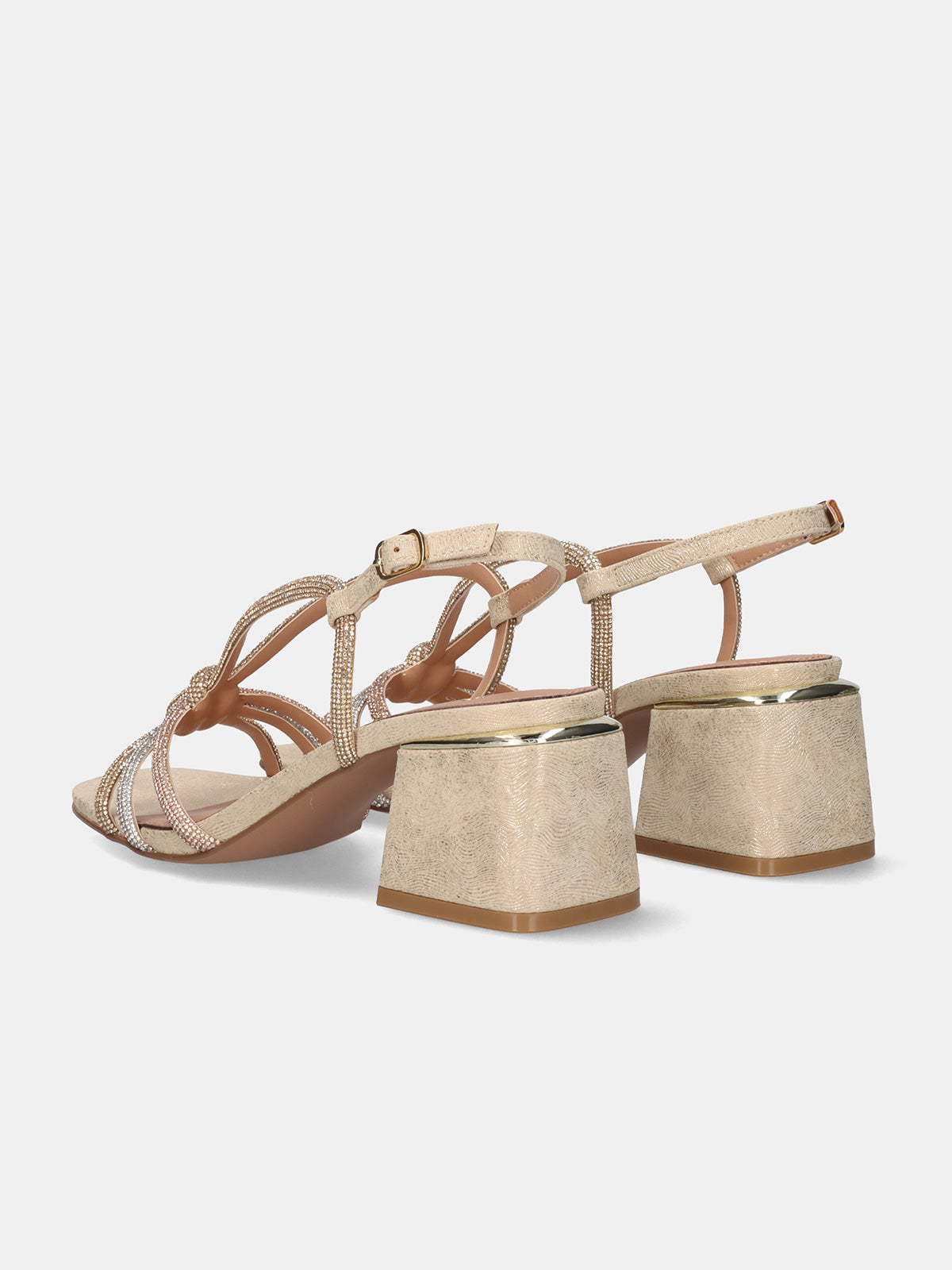 CARMEN-300B STRASS GOLD SILVER