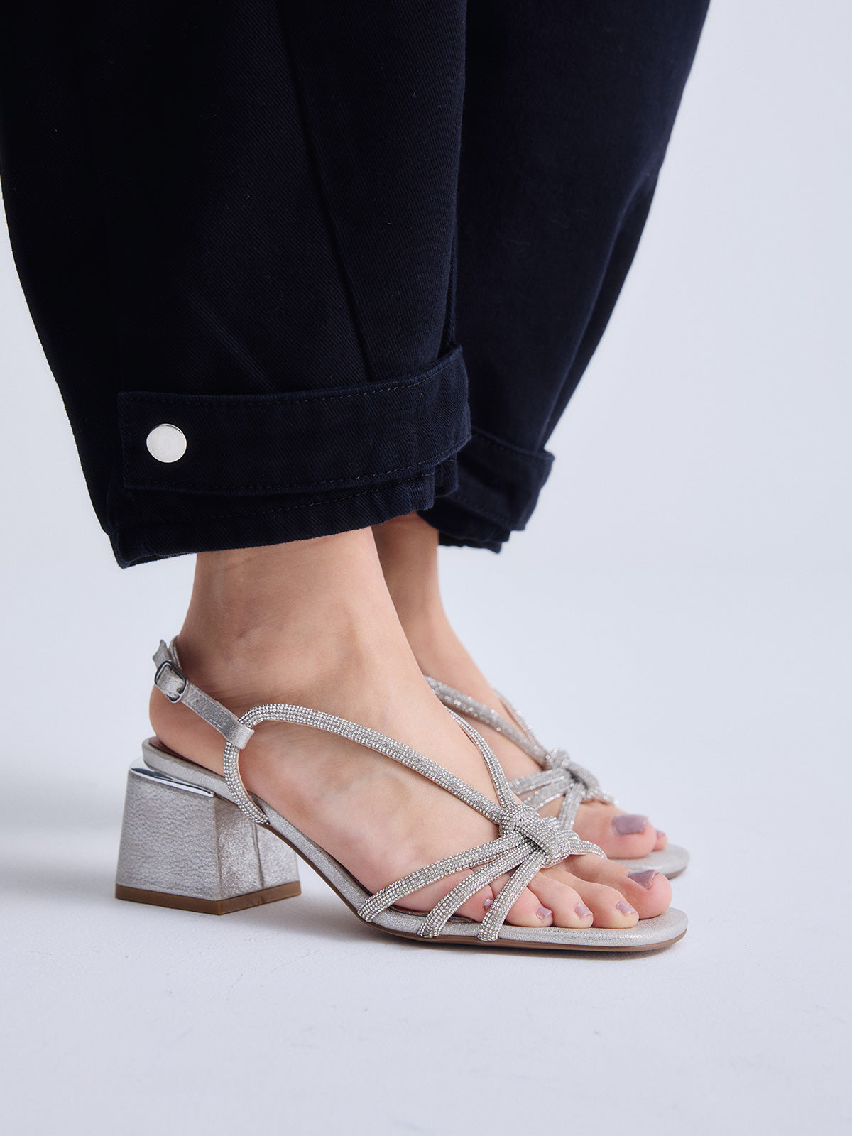 CARMEN-300B STRASS SILVER