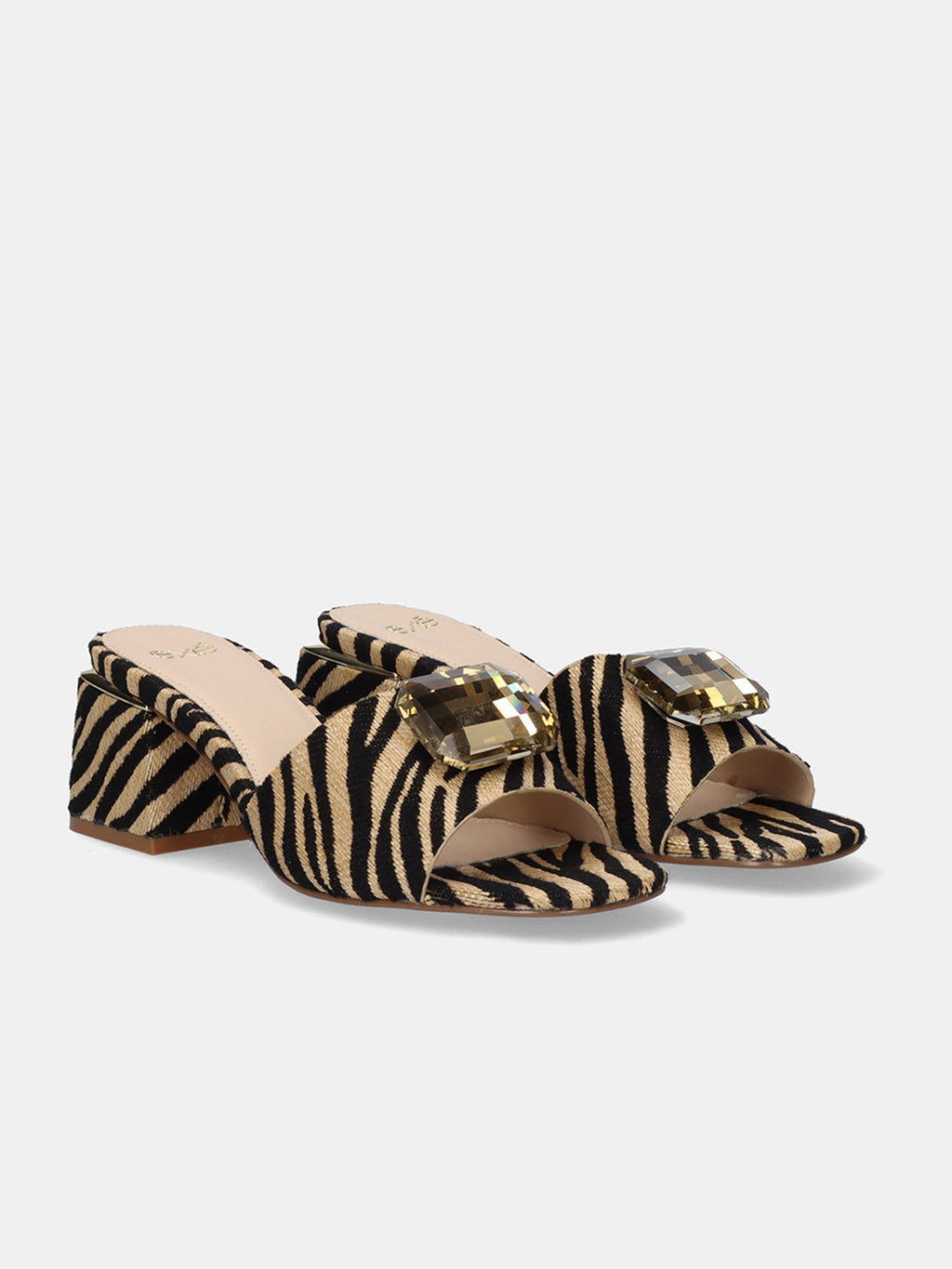 CARMEN-652 ZEBRA BEIGE BLACK
