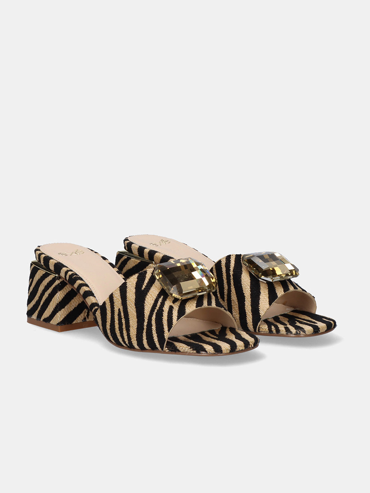 CARMEN-652 ZEBRA BEIGE BLACK