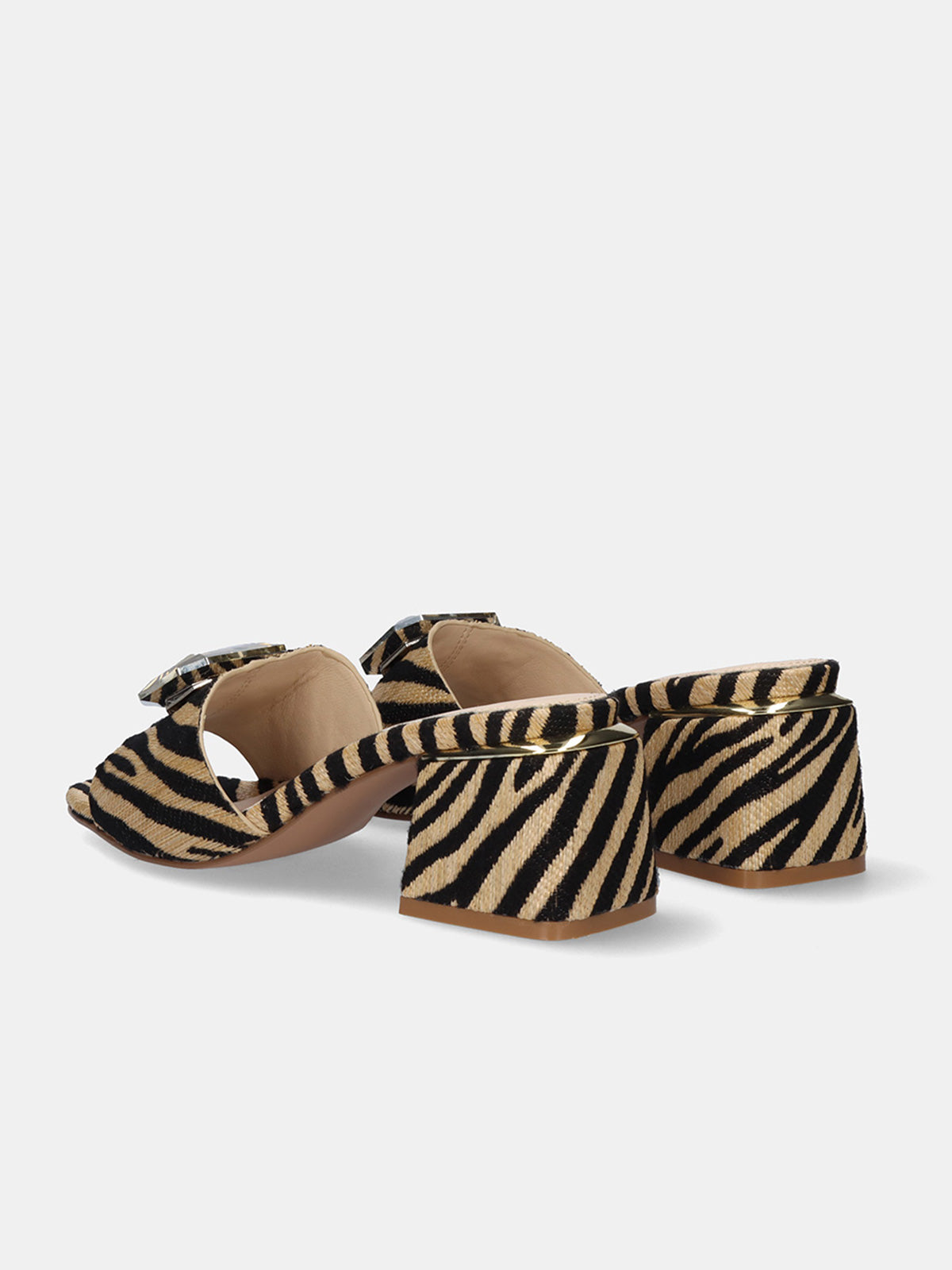 CARMEN-652 ZEBRA BEIGE BLACK