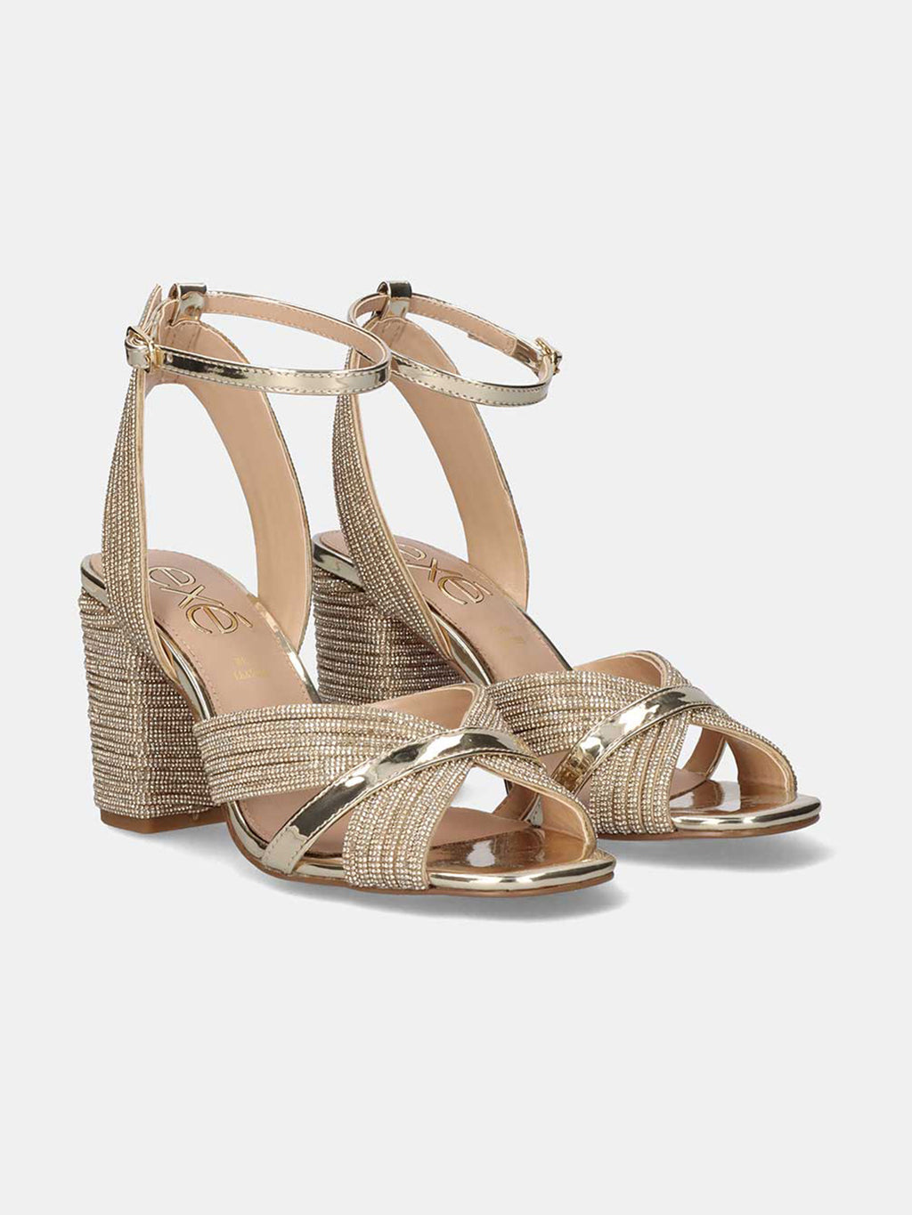 CAROL-505 STRASS GOLD