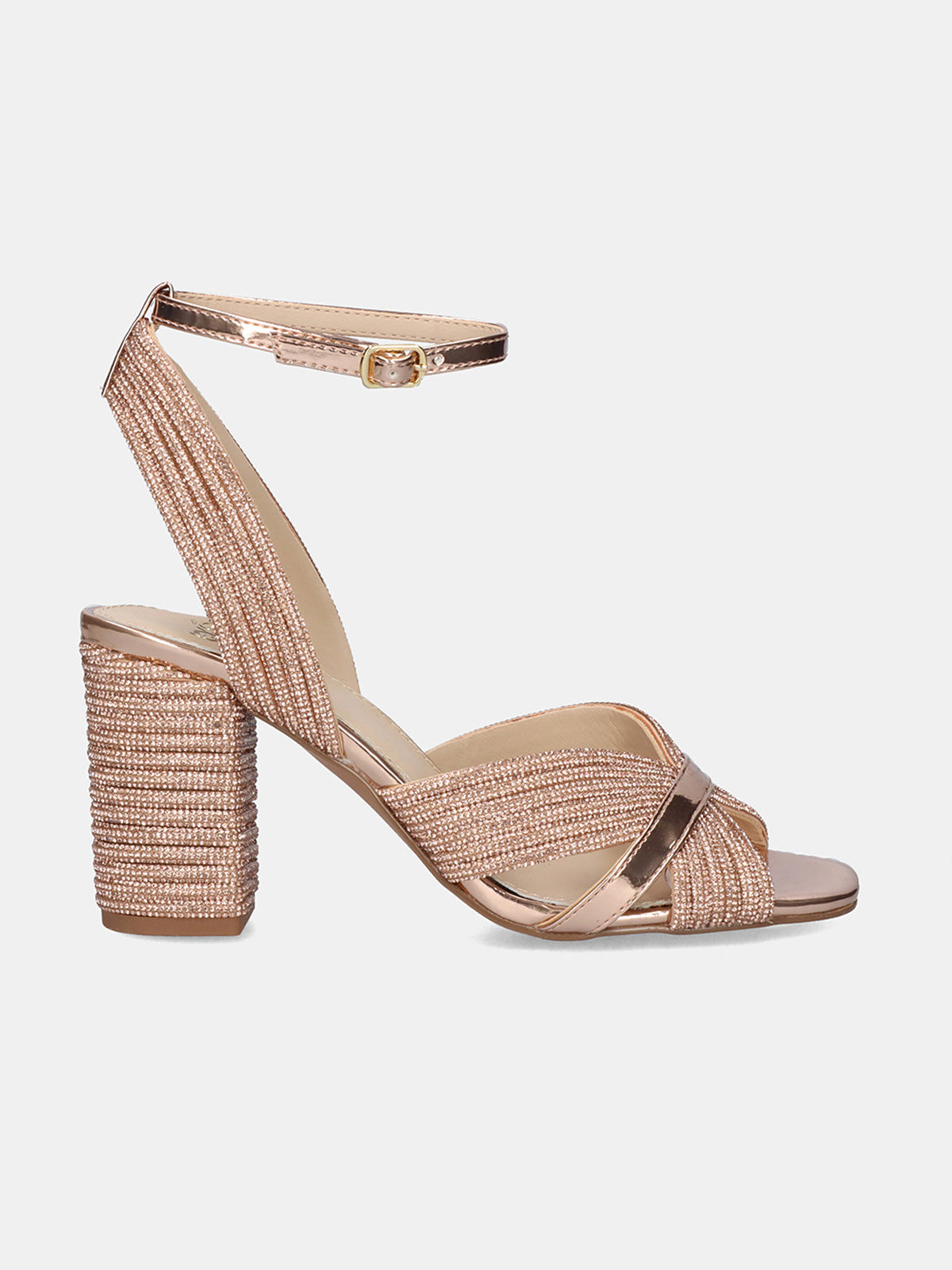 CAROL-505 STRASS PINK GOLD