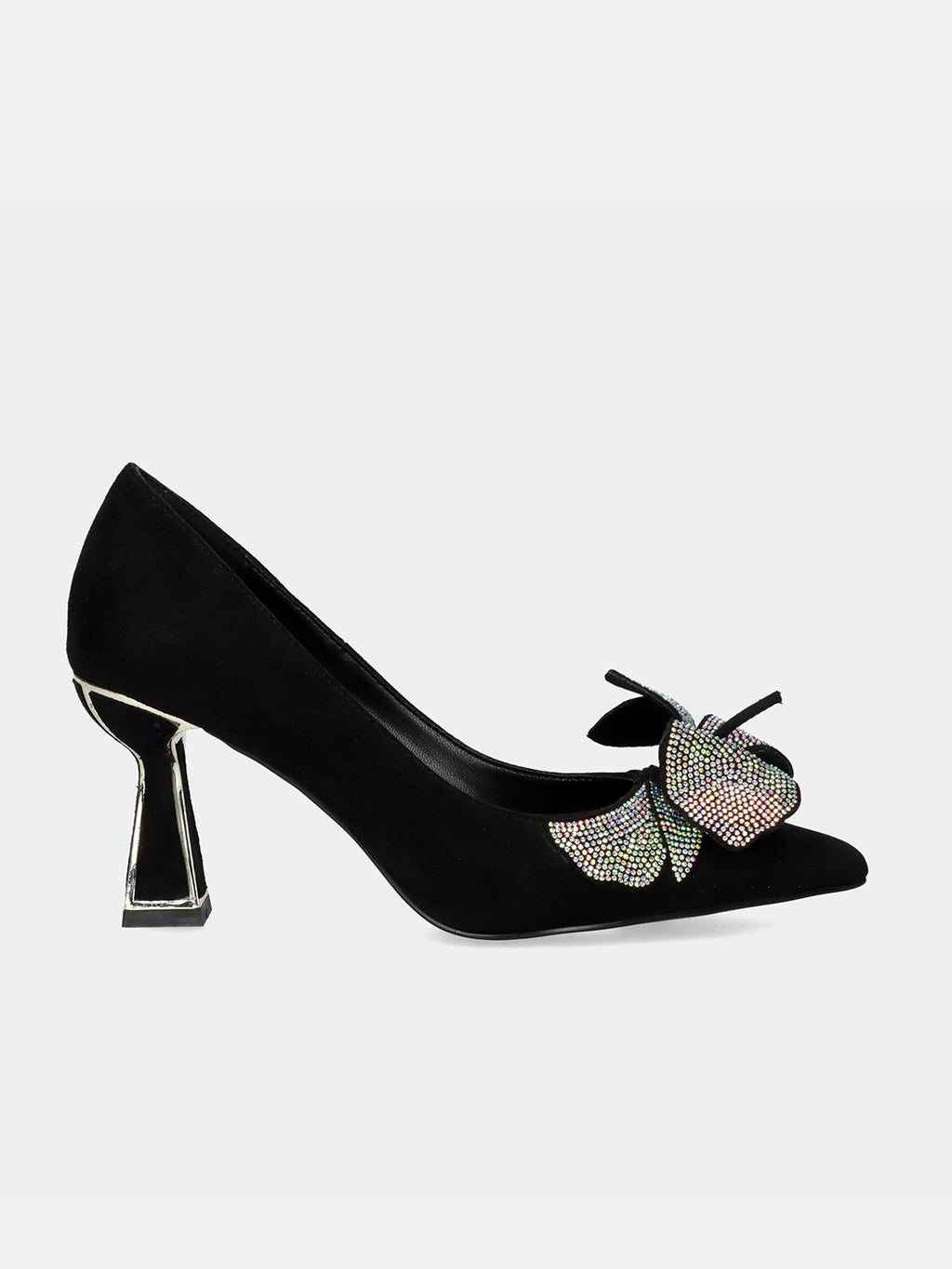 CORINA-139 FABRIC BLACK SILVER