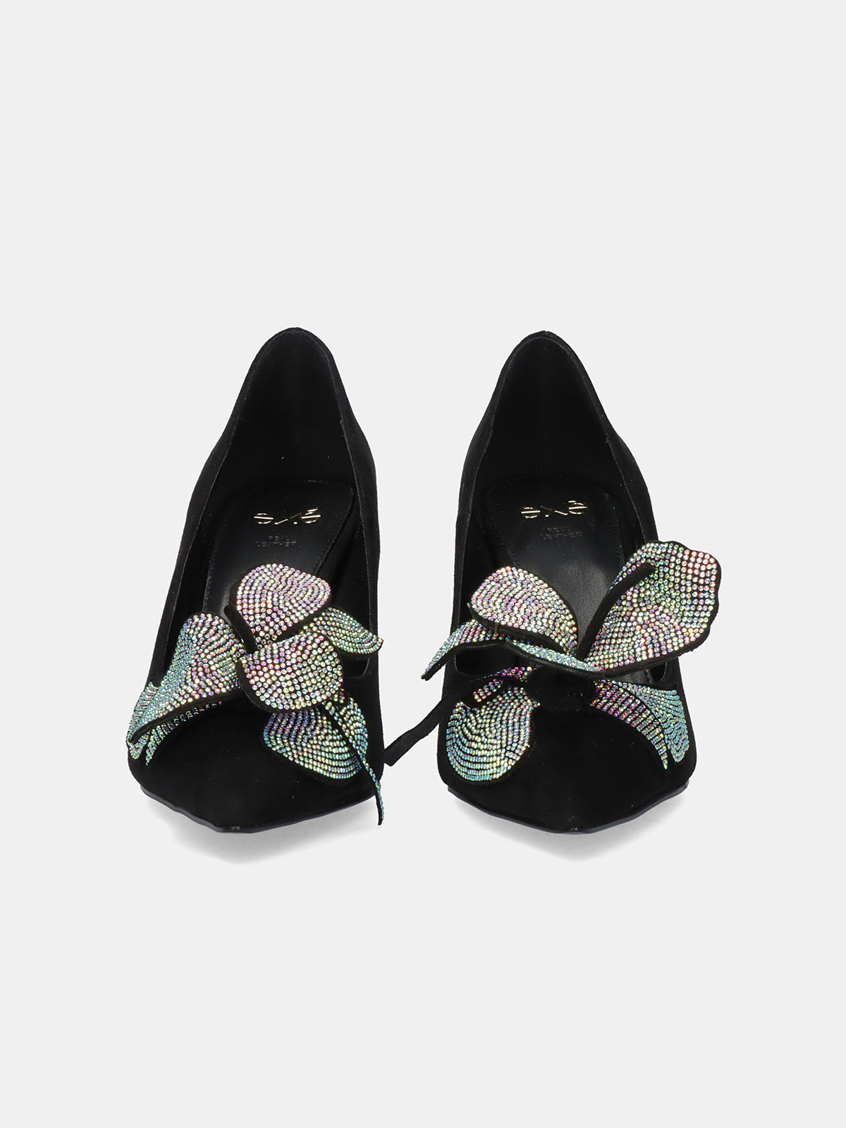 CORINA-139 FABRIC BLACK SILVER