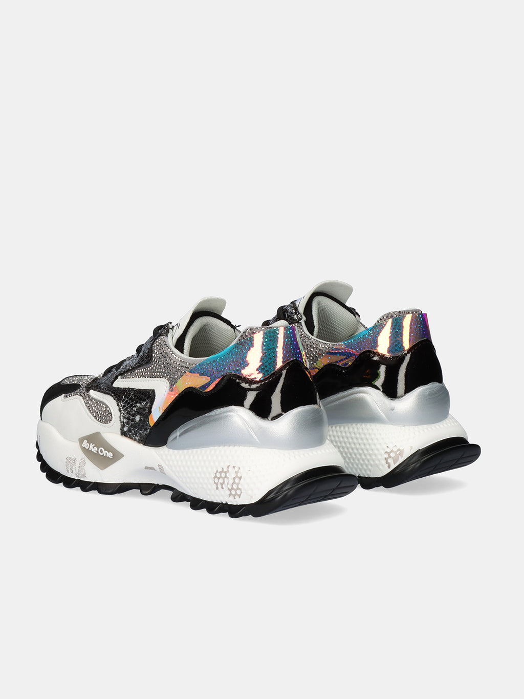 D190608-17 PU BLACK-SILV