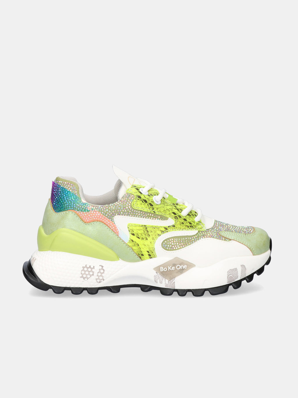 D190608-17 PU WHITE GREEN