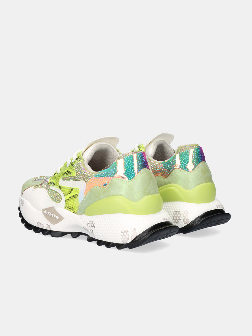 D190608-17 PU WHITE GREEN