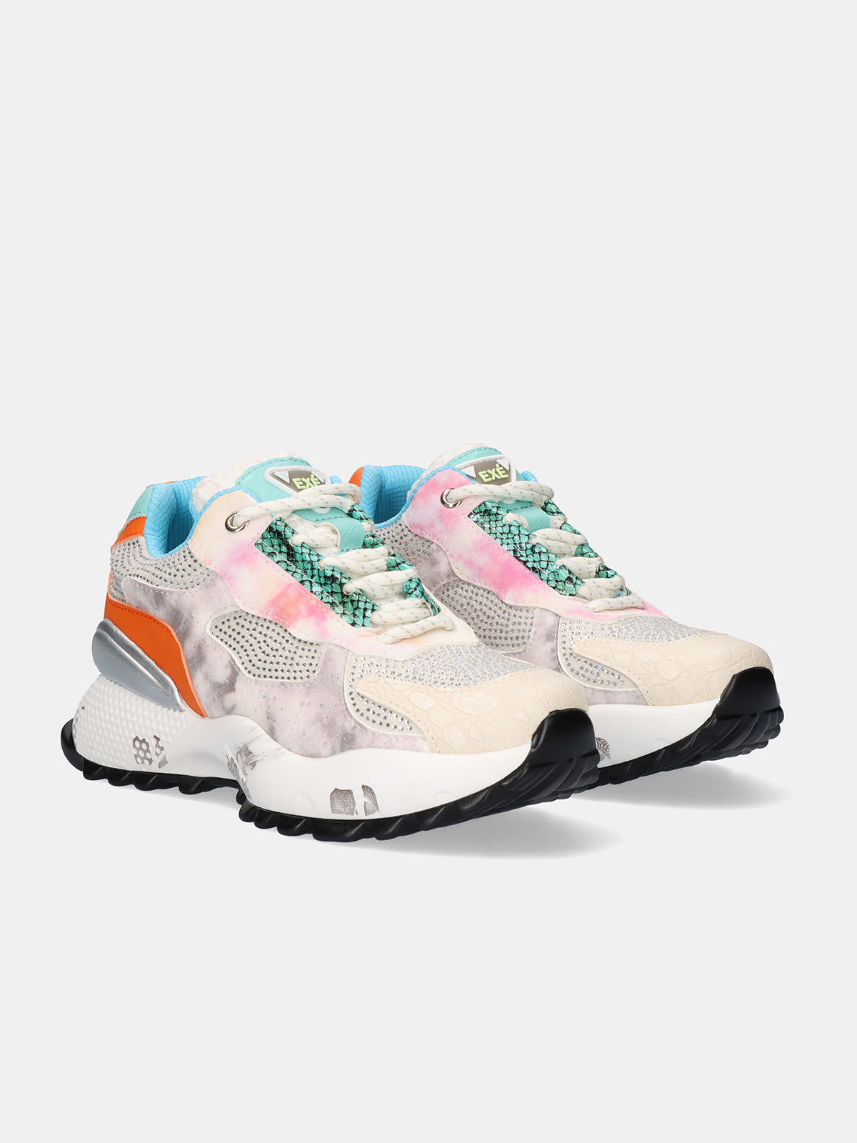 D190608-22 PU WHITE ORANGE