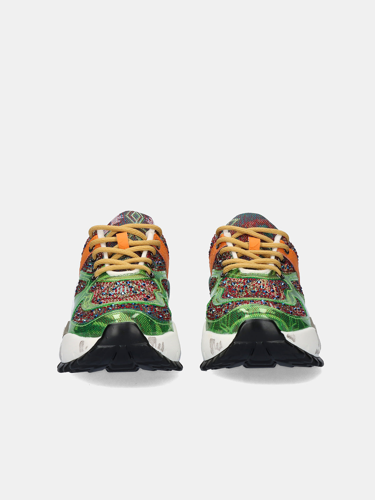 D190608-24 STRASS GREEN ORANGE