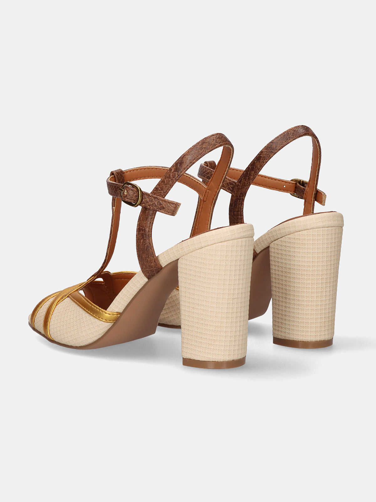 DENISE-500 PU BEIGE BROWN