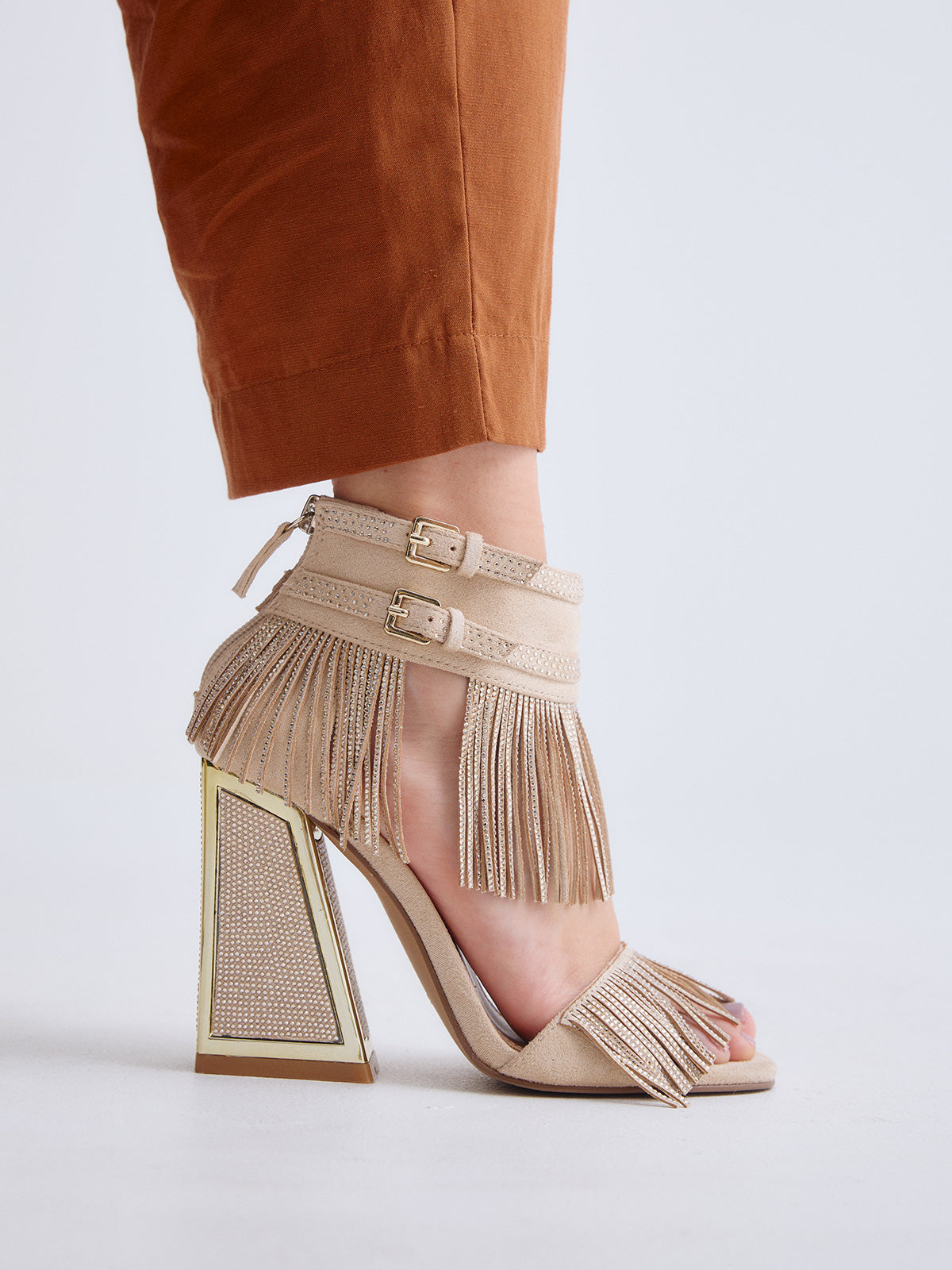 DOMINIC-520 STRASS BEIGE