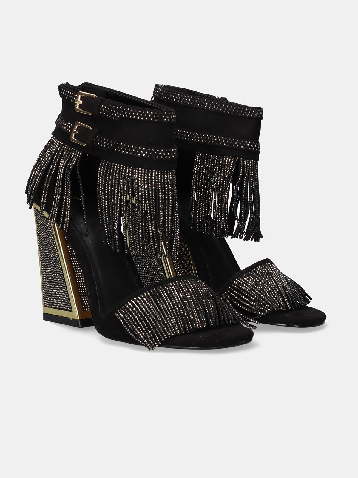 DOMINIC-520 STRASS BLACK