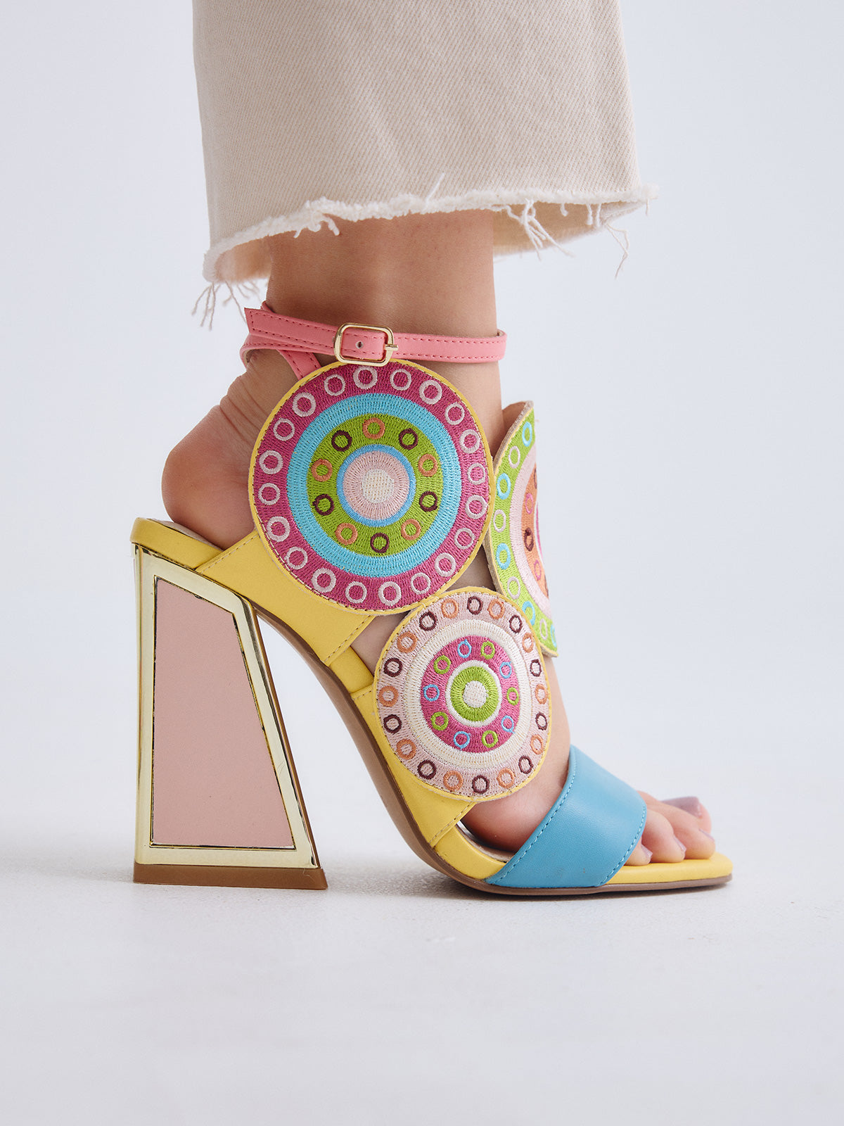 DOMINIC-580 PU YELLOW AQUA