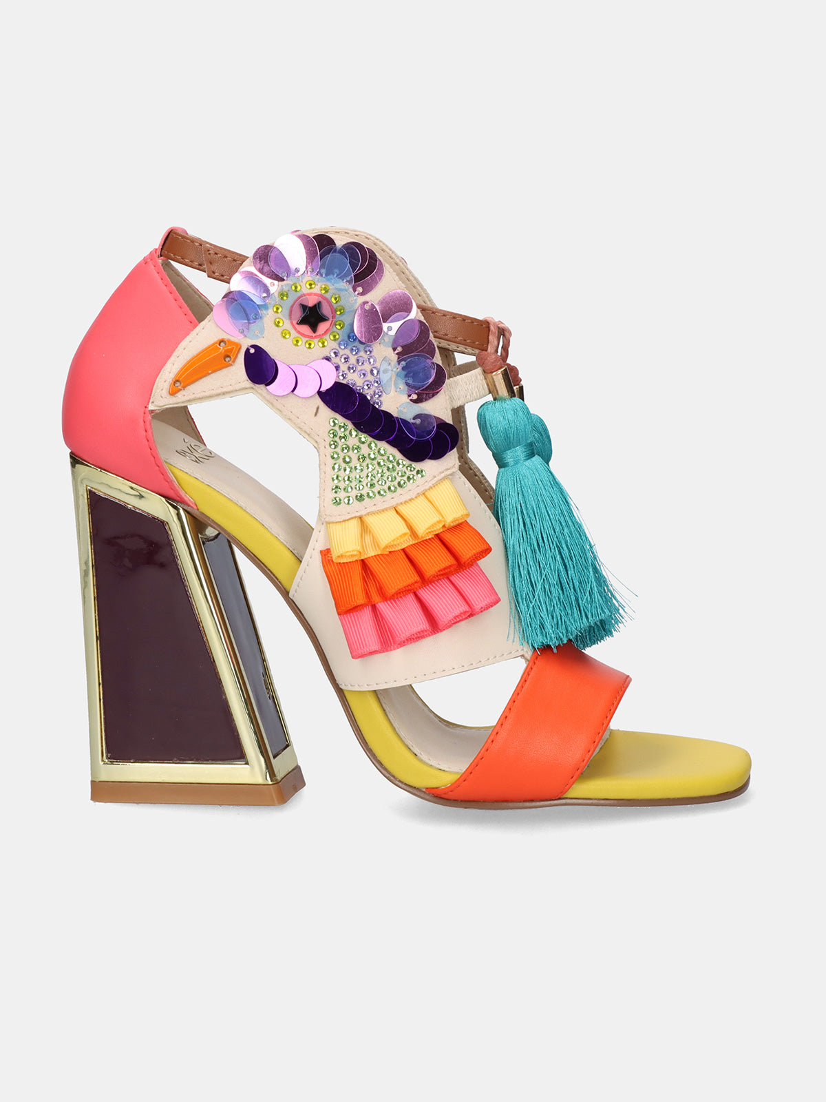 DOMINIC-596 PU PINK ORANGE