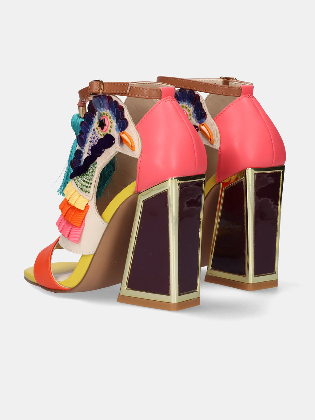 DOMINIC-596 PU PINK ORANGE