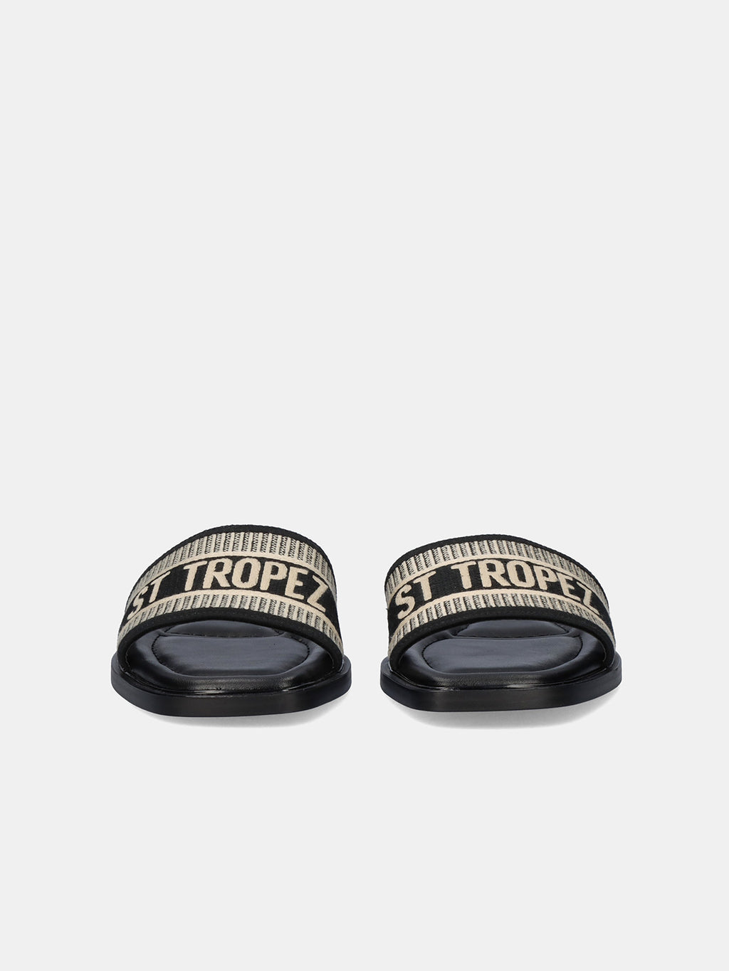 DORETA-231 ROPE BEIGE BLACK