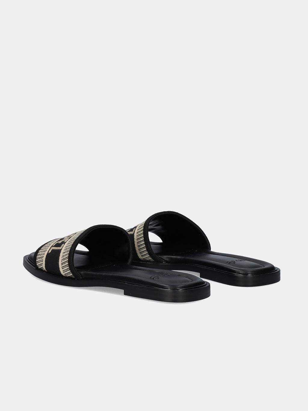 DORETA-231 ROPE BEIGE BLACK