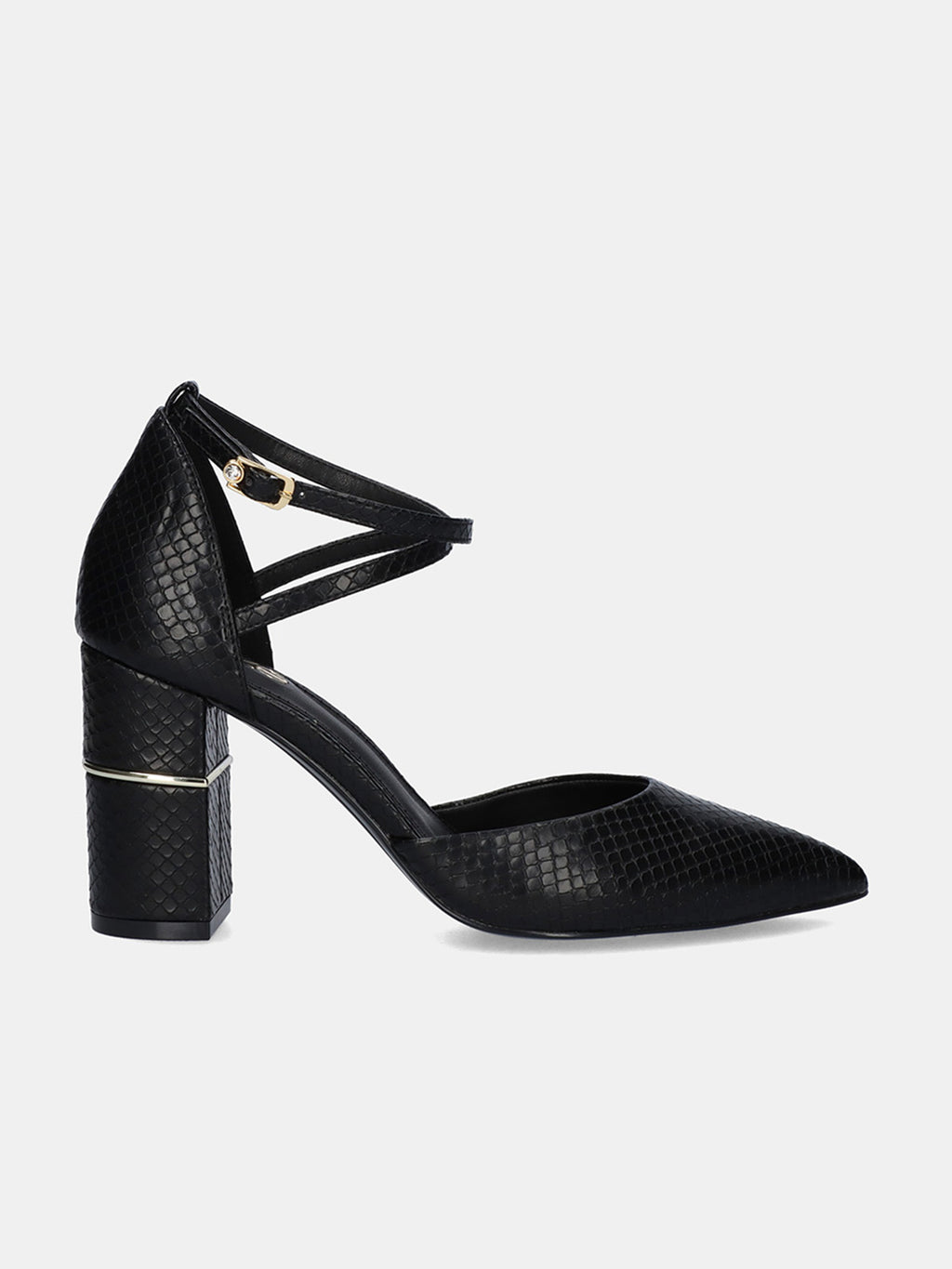 EVELYN-674 SNAKE BLACK