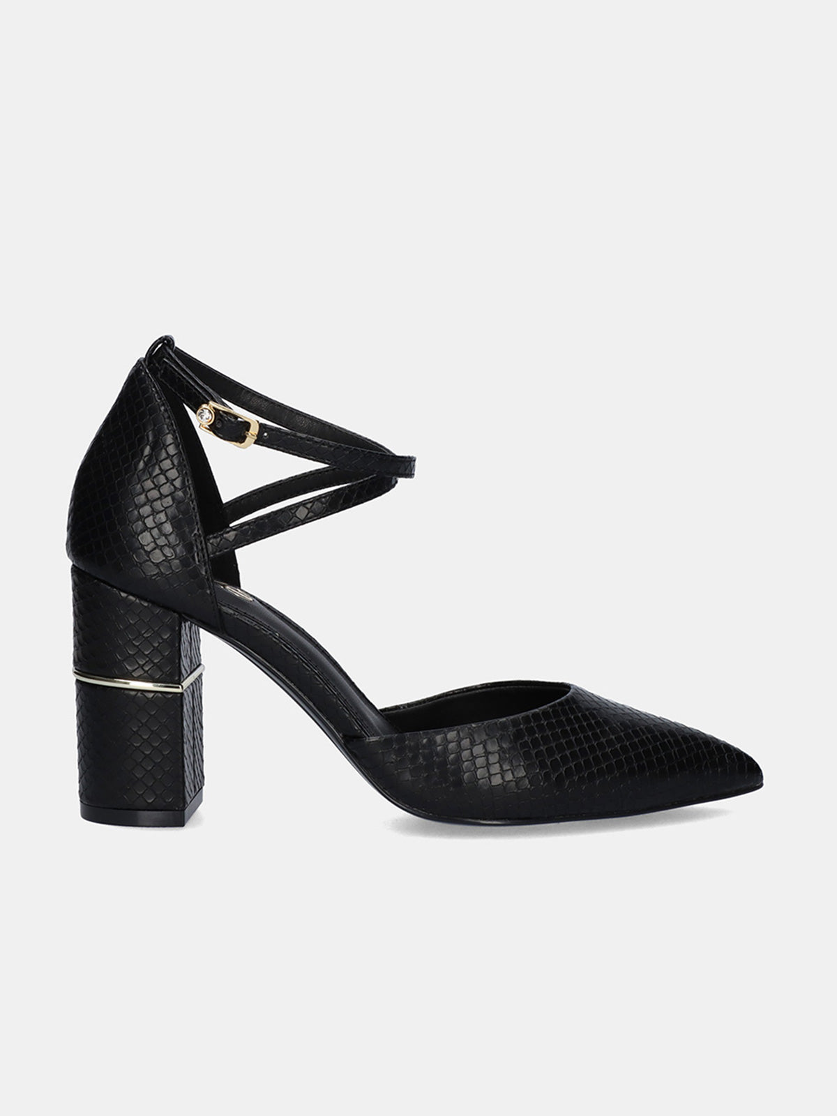EVELYN-674 SNAKE BLACK