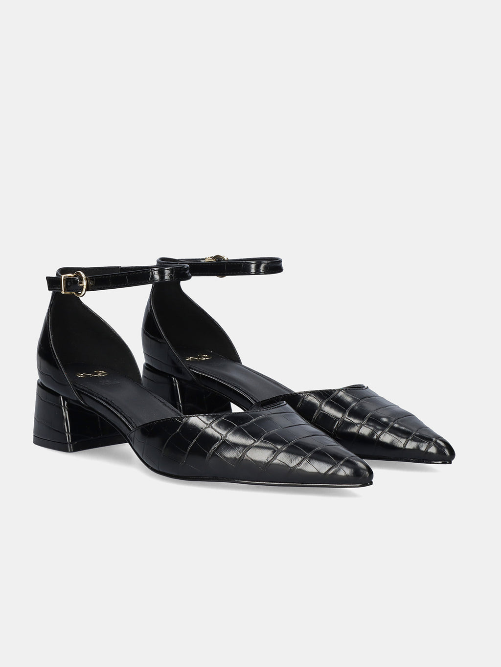 GRACE-617 CROCO BLACK