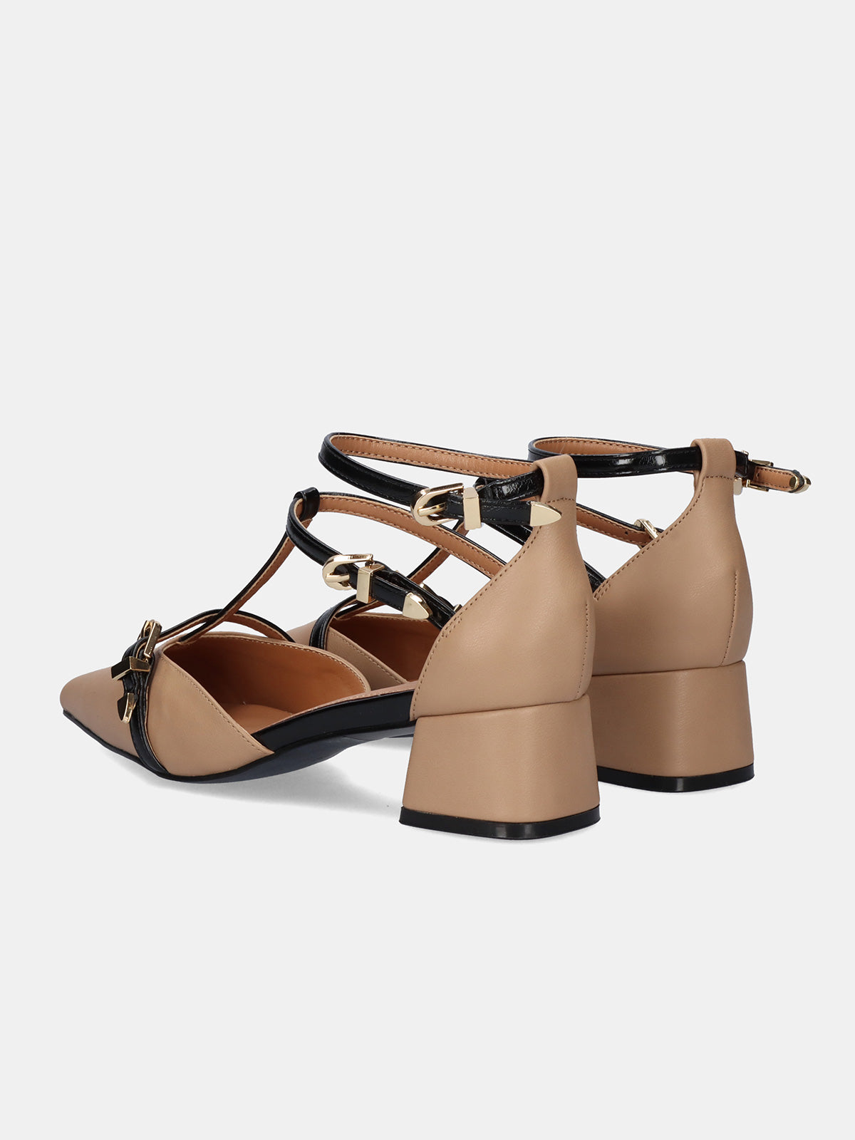 GRACE-630 PU TAUPE BLACK