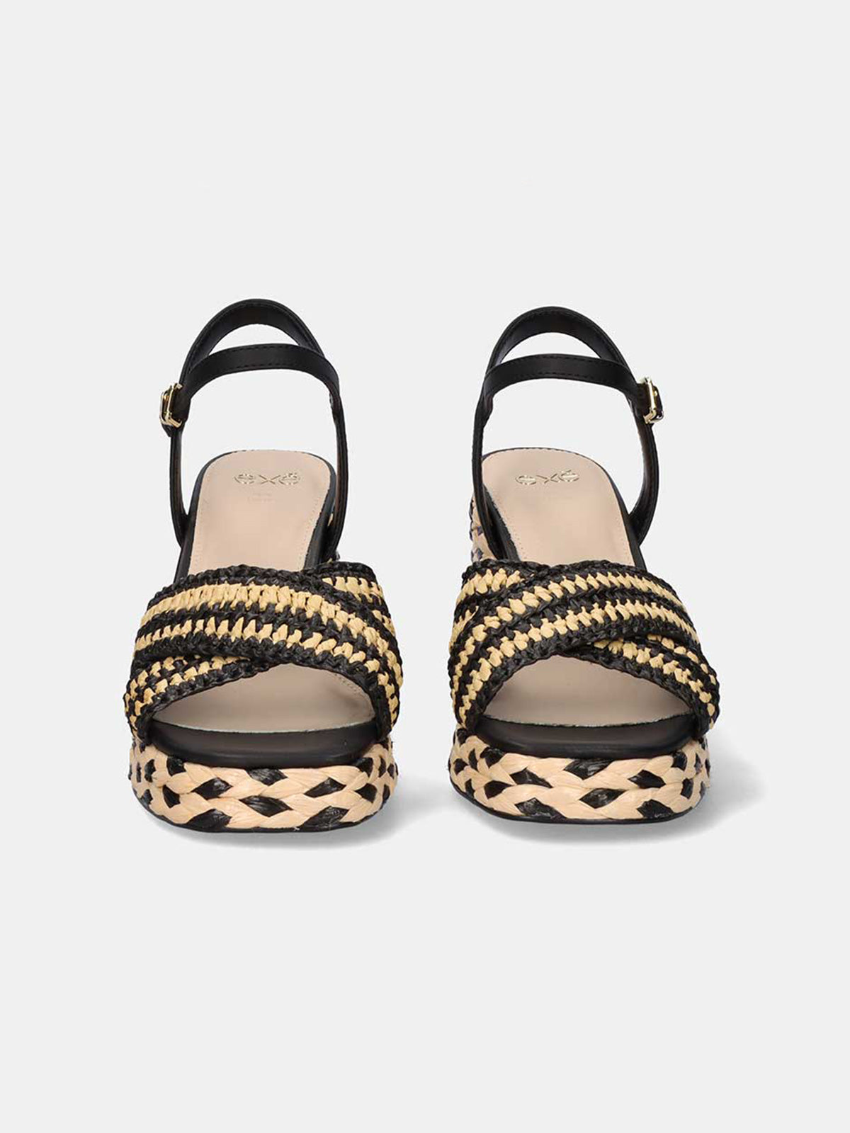 HAVANA-022 RAFFIA BLK-BEIGE