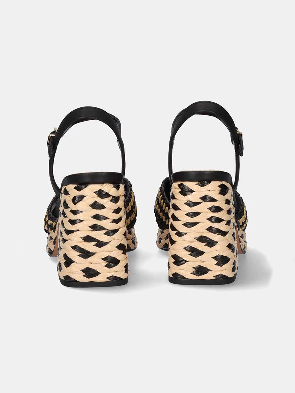 HAVANA-022 RAFFIA BLK-BEIGE