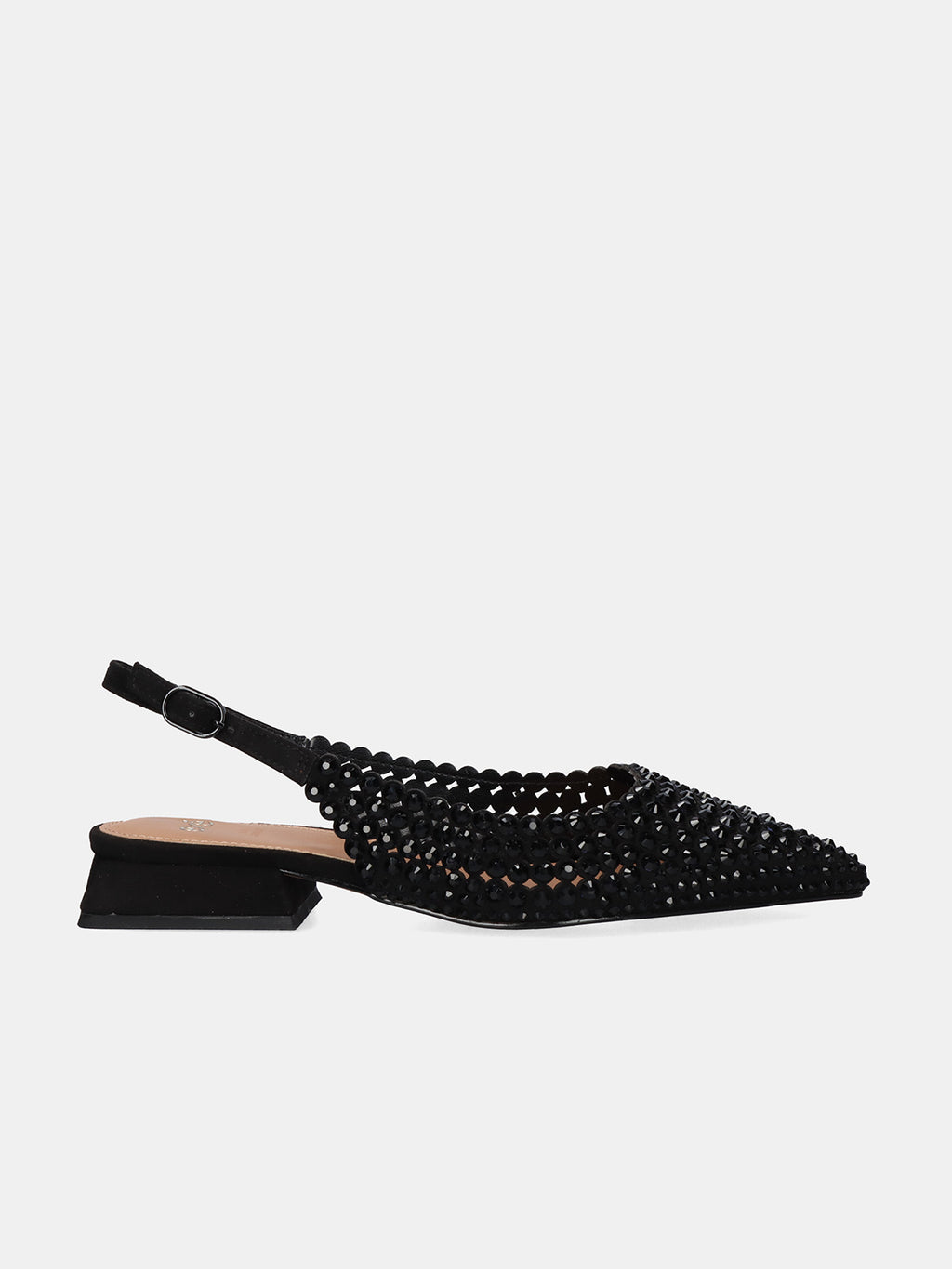 HILLARY-141 STRASS BLACK