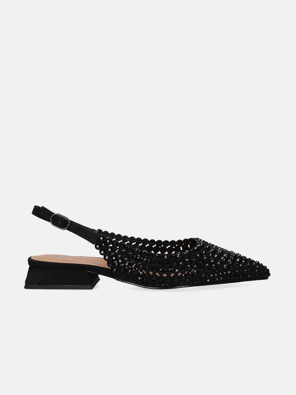 HILLARY-141 STRASS BLACK
