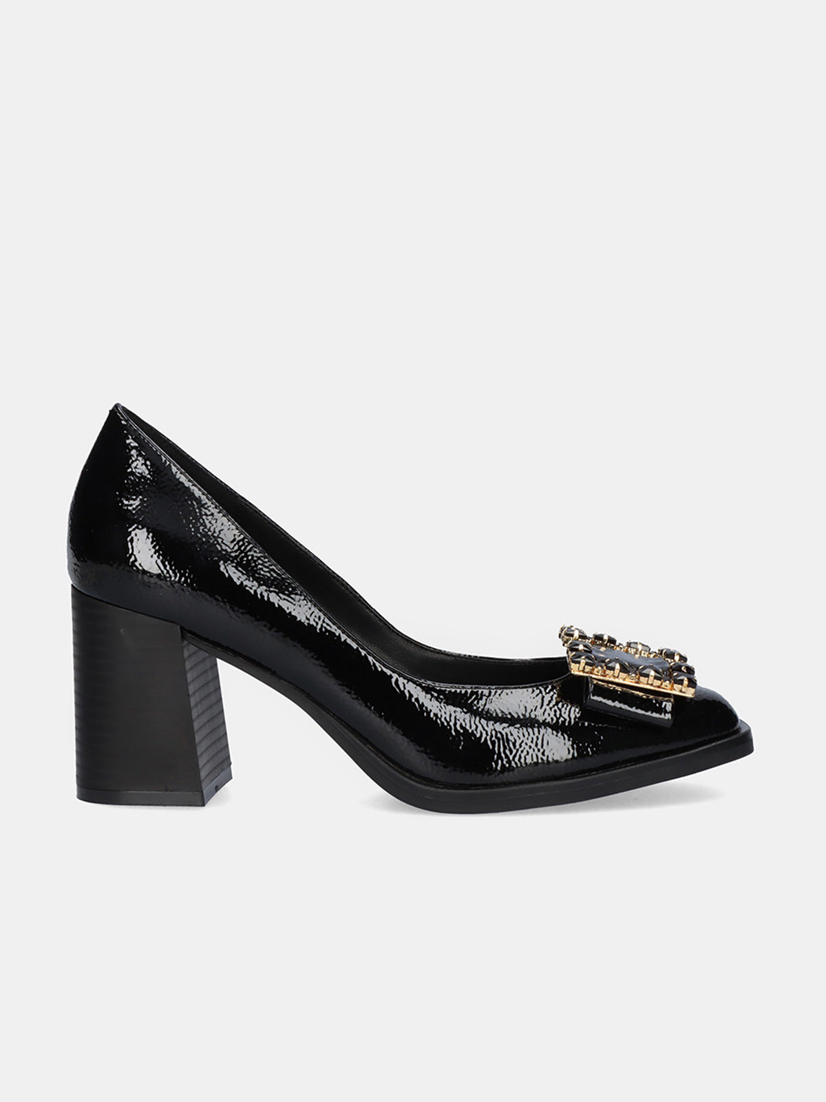 JOHANNA-430 PATENT BLACK