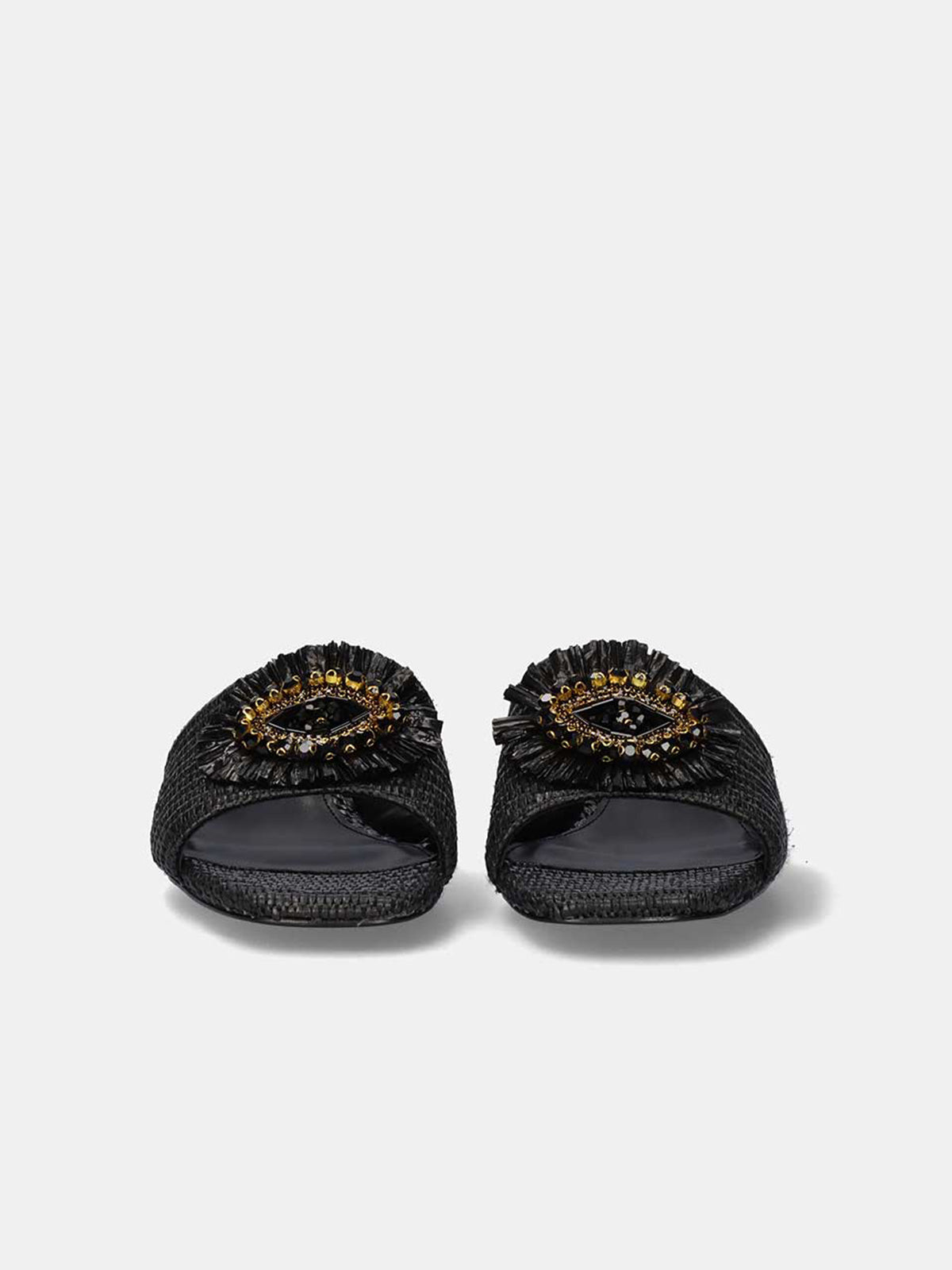 KATY-424 RAFFIA BLACK
