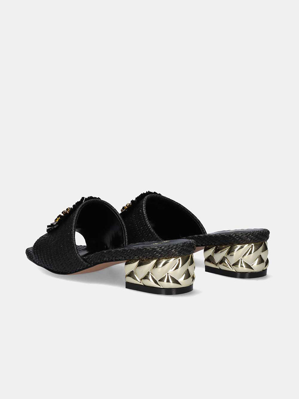 KATY-424 RAFFIA BLACK