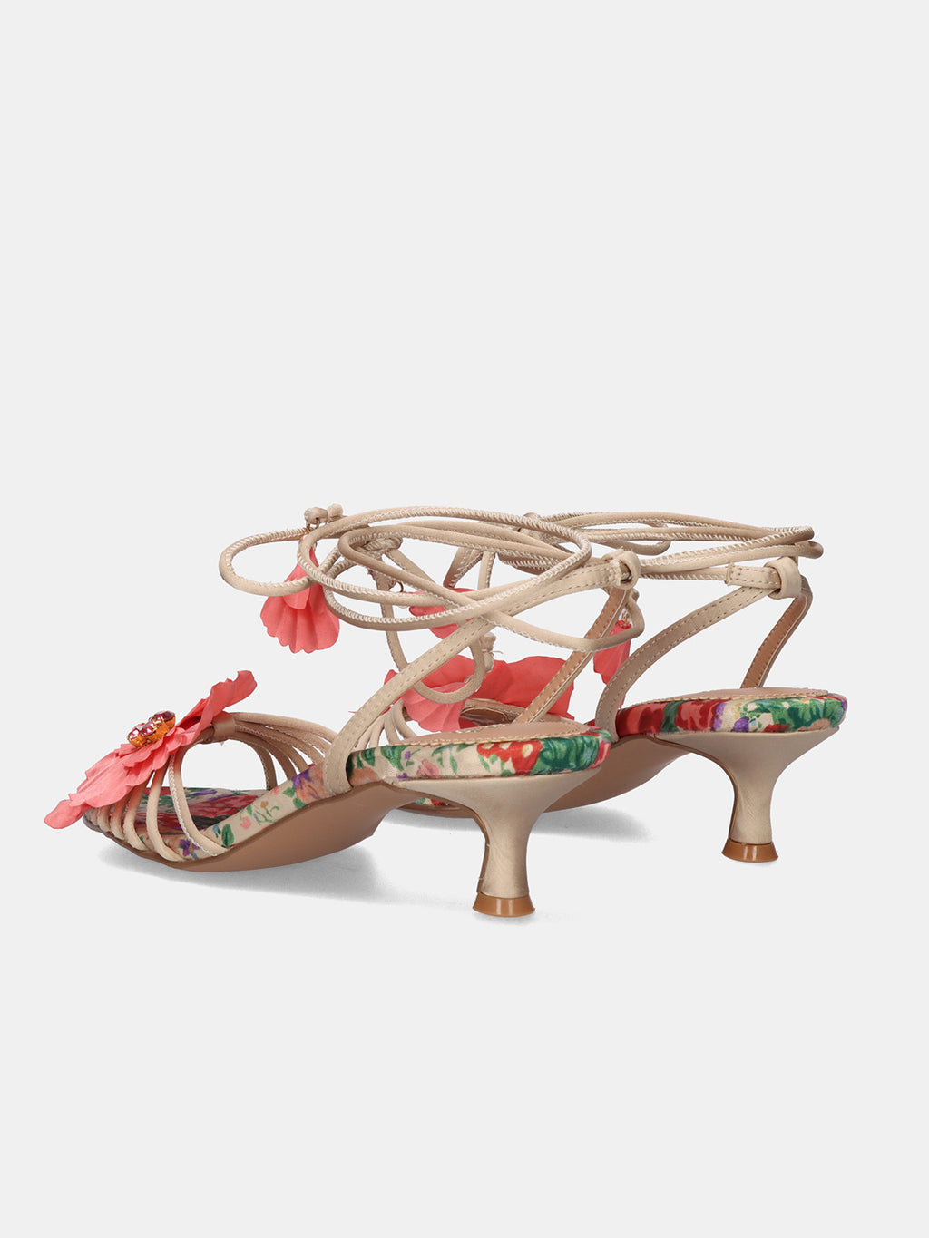 KIMBERLY-118 FLOWER BEIGE PINK