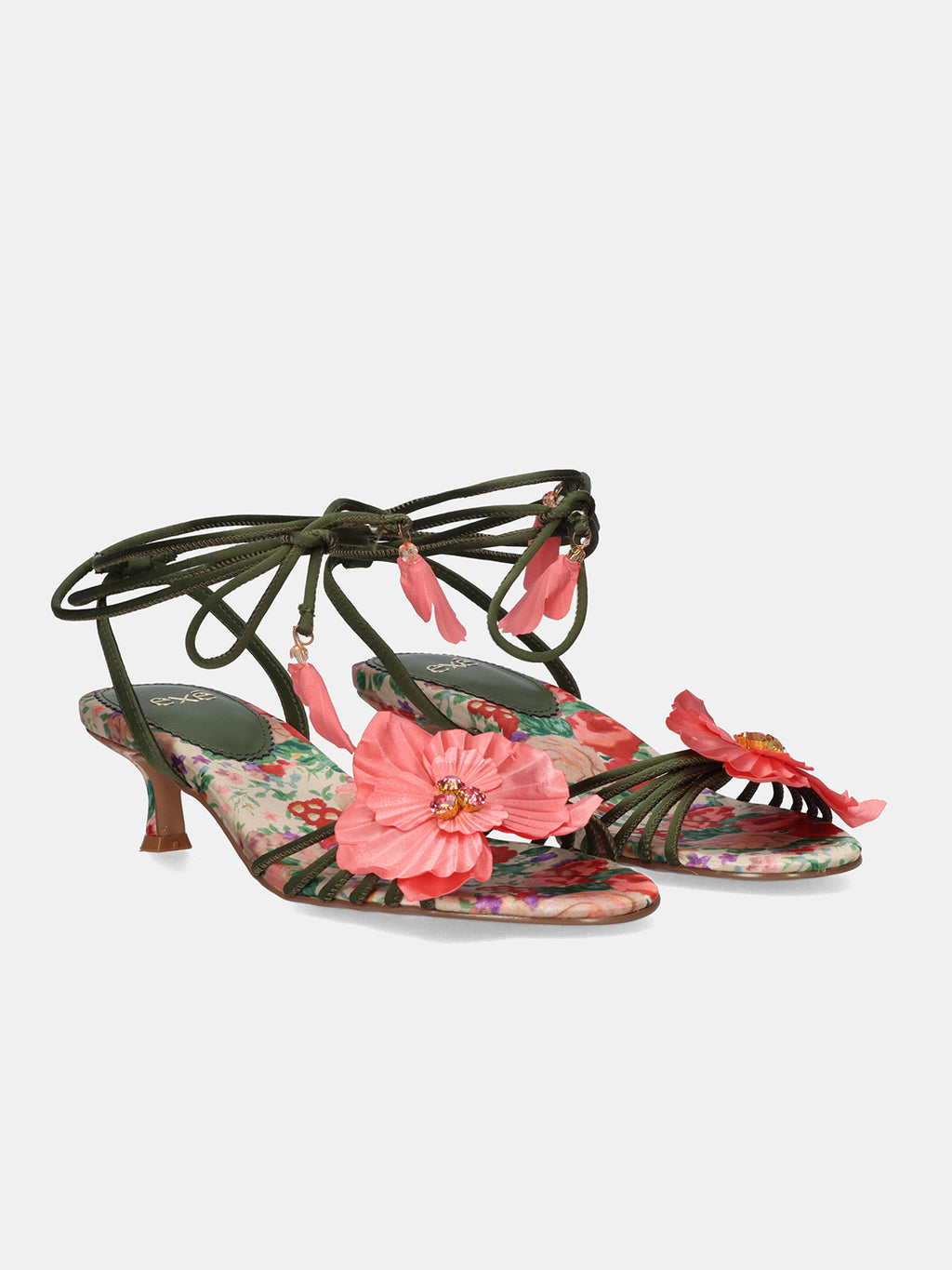 KIMBERLY-118 FLOWER GREEN PINK