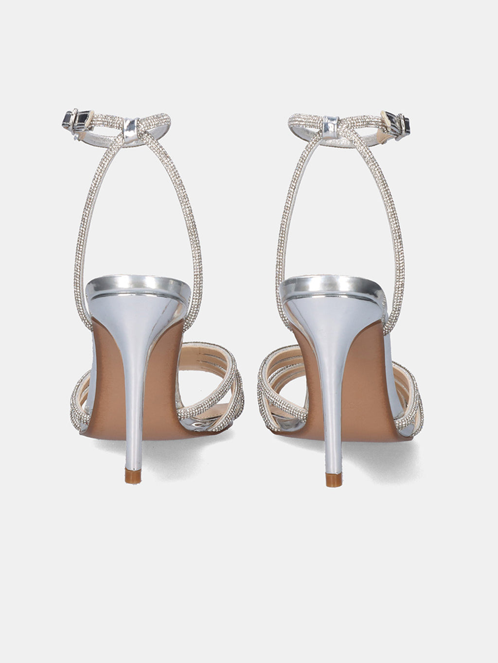 KRISTI-303 STRASS SILVER