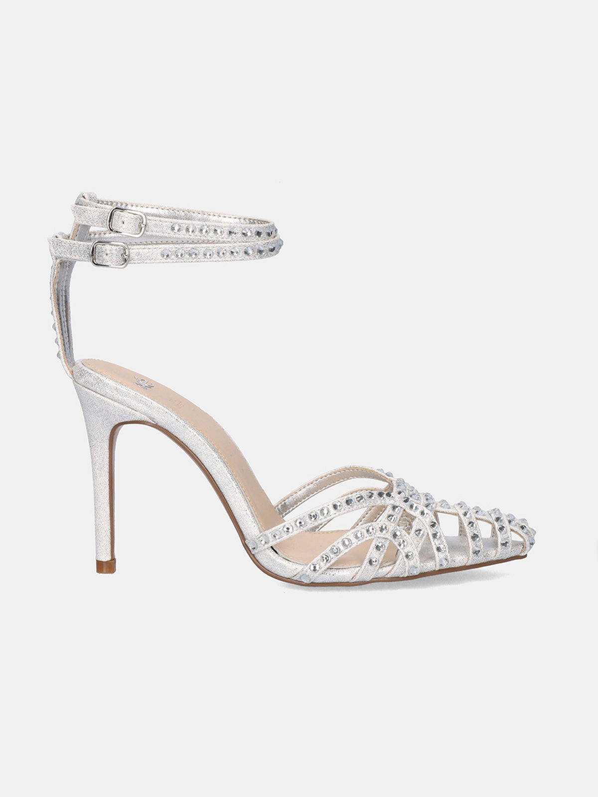 KRISTI-343 STRASS SILVER