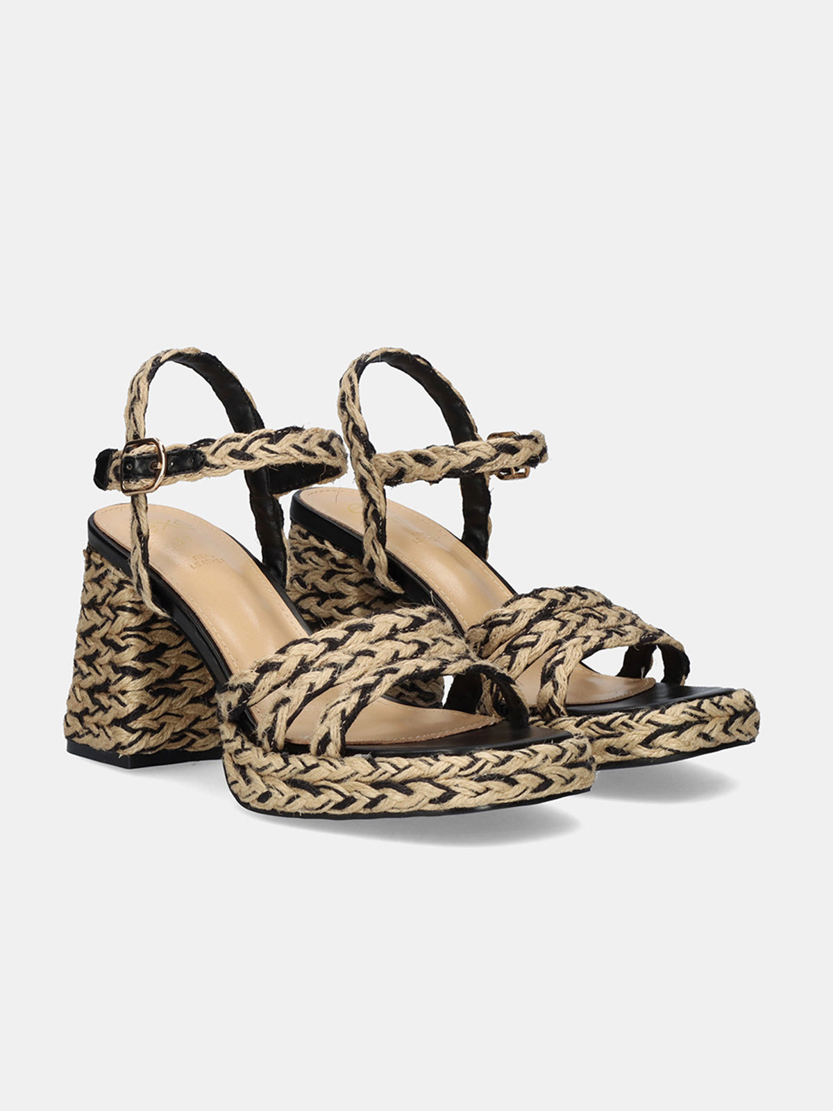 L7432-5 RAFFIA BLACK