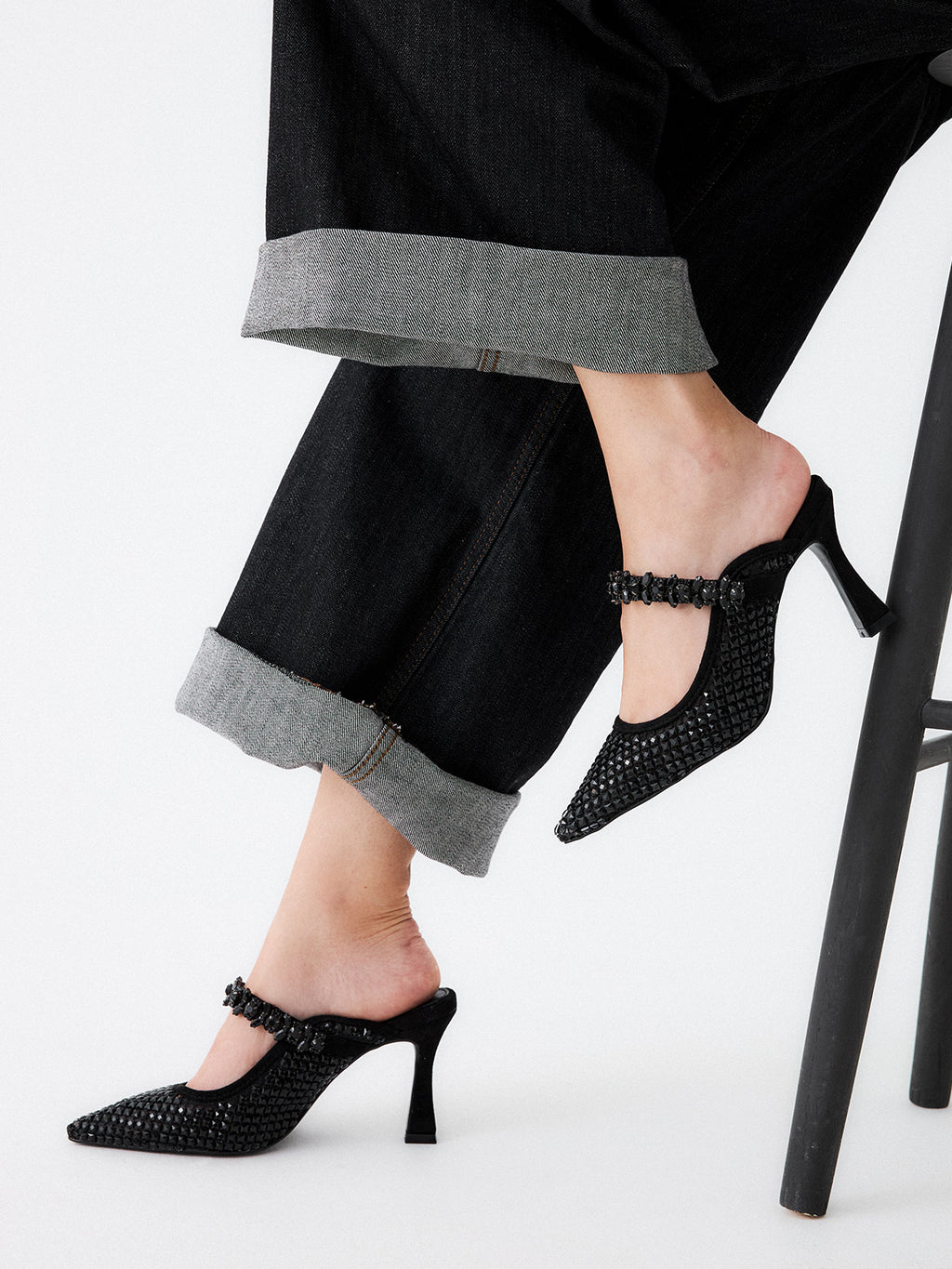 LAMINA-277 STRASS BLACK