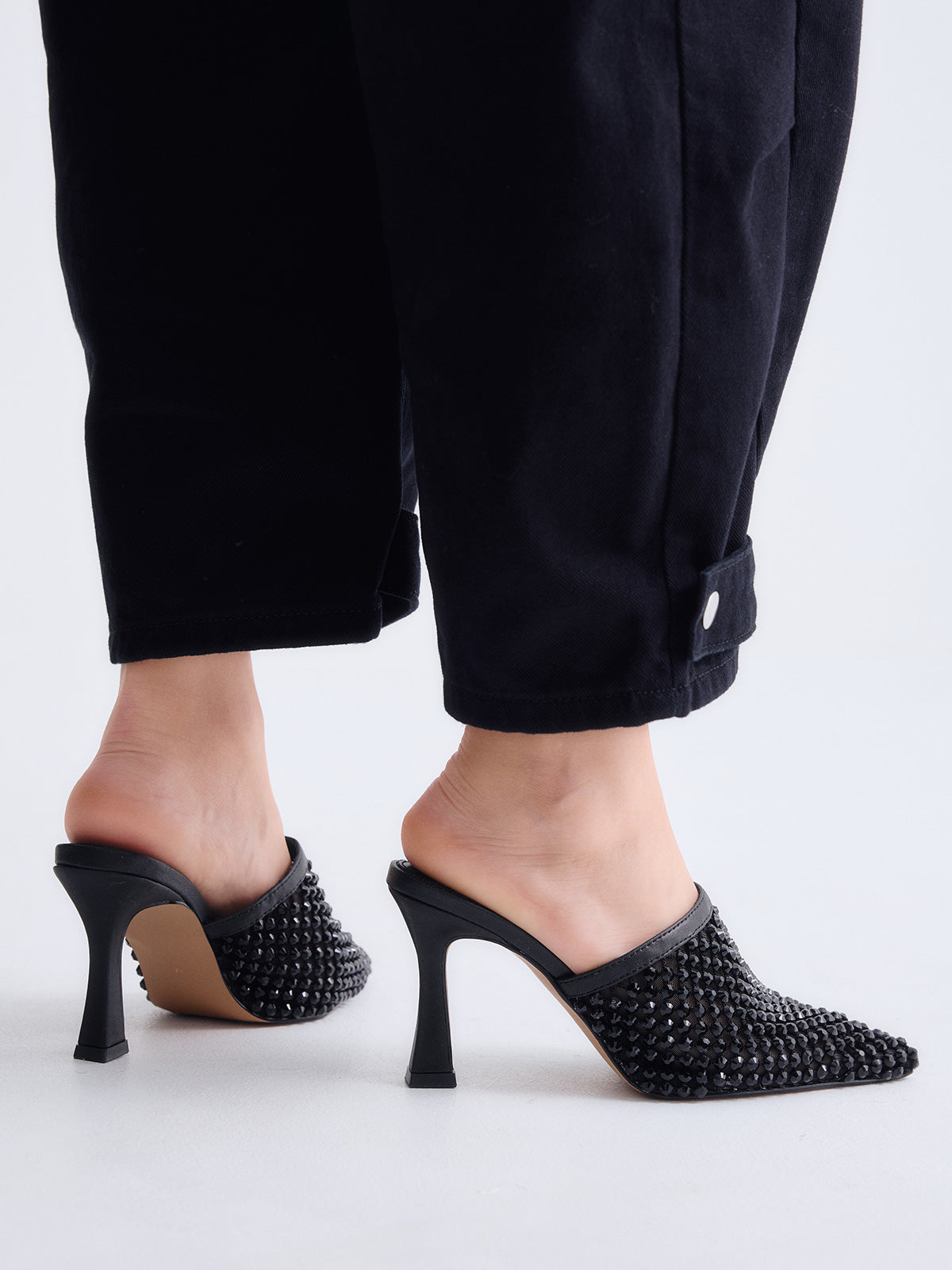 LAMINA-285 STRASS BLACK