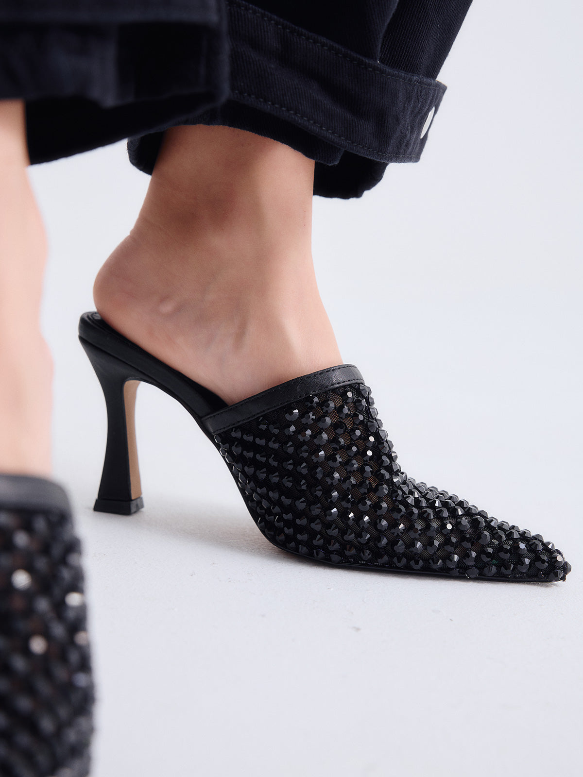 LAMINA-285 STRASS BLACK