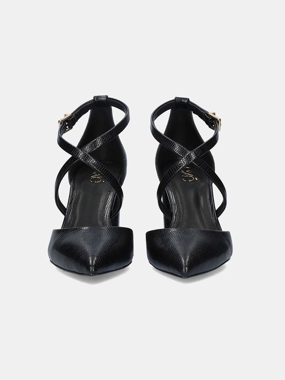 LESLIE-228 LIZARD BLACK