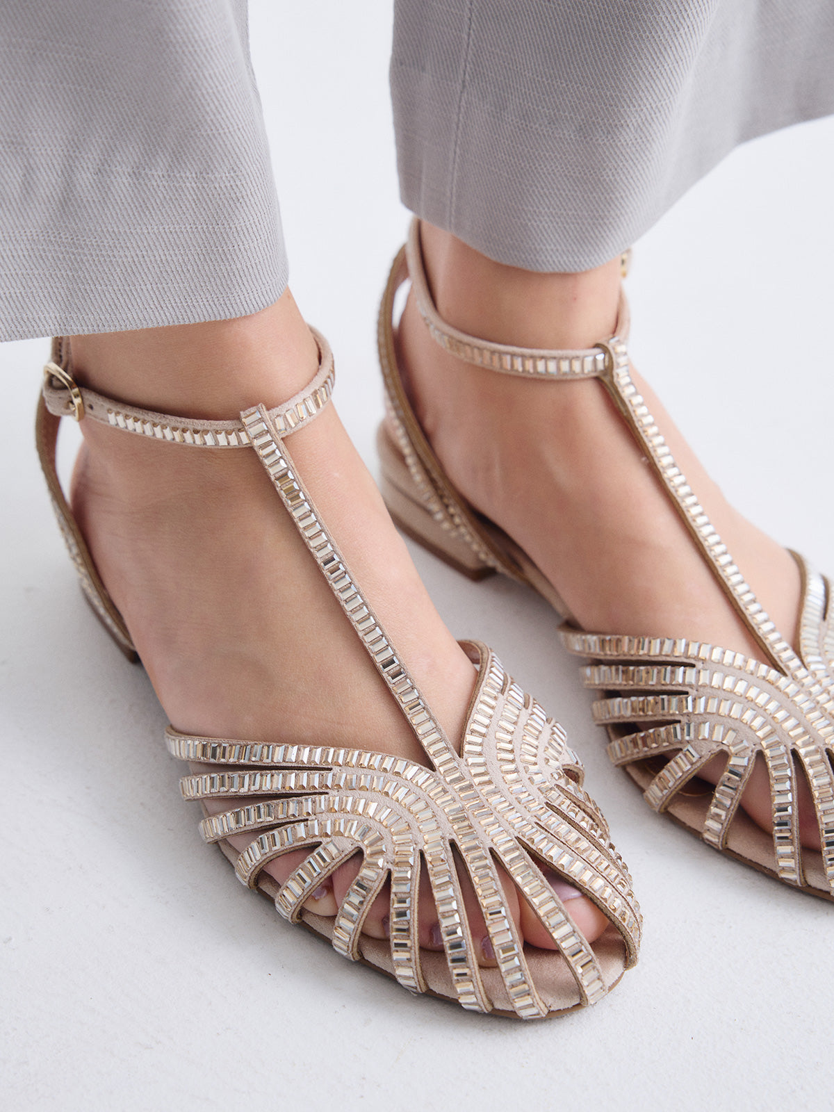 LOLA-317 STRASS BEIGE