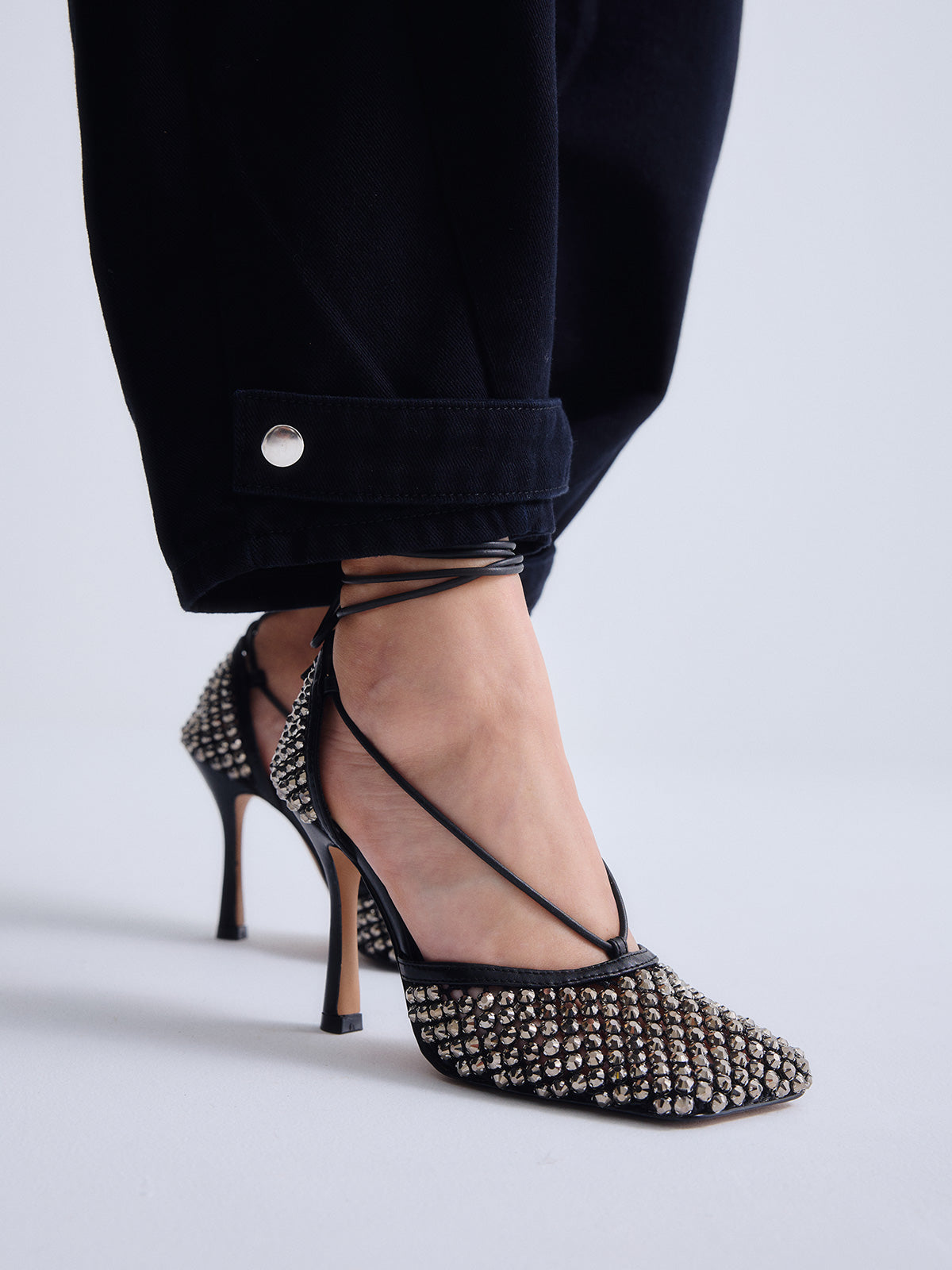 LORENA-305 STRASS PEWTER