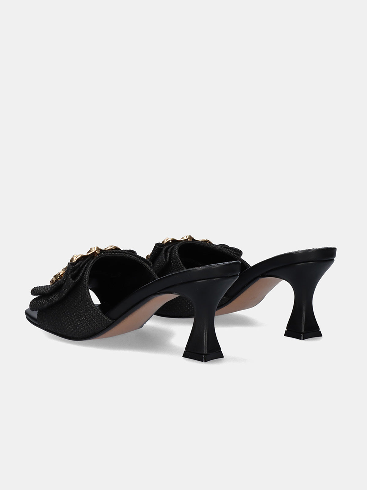 LUCIA-190 RAFFIA BLACK